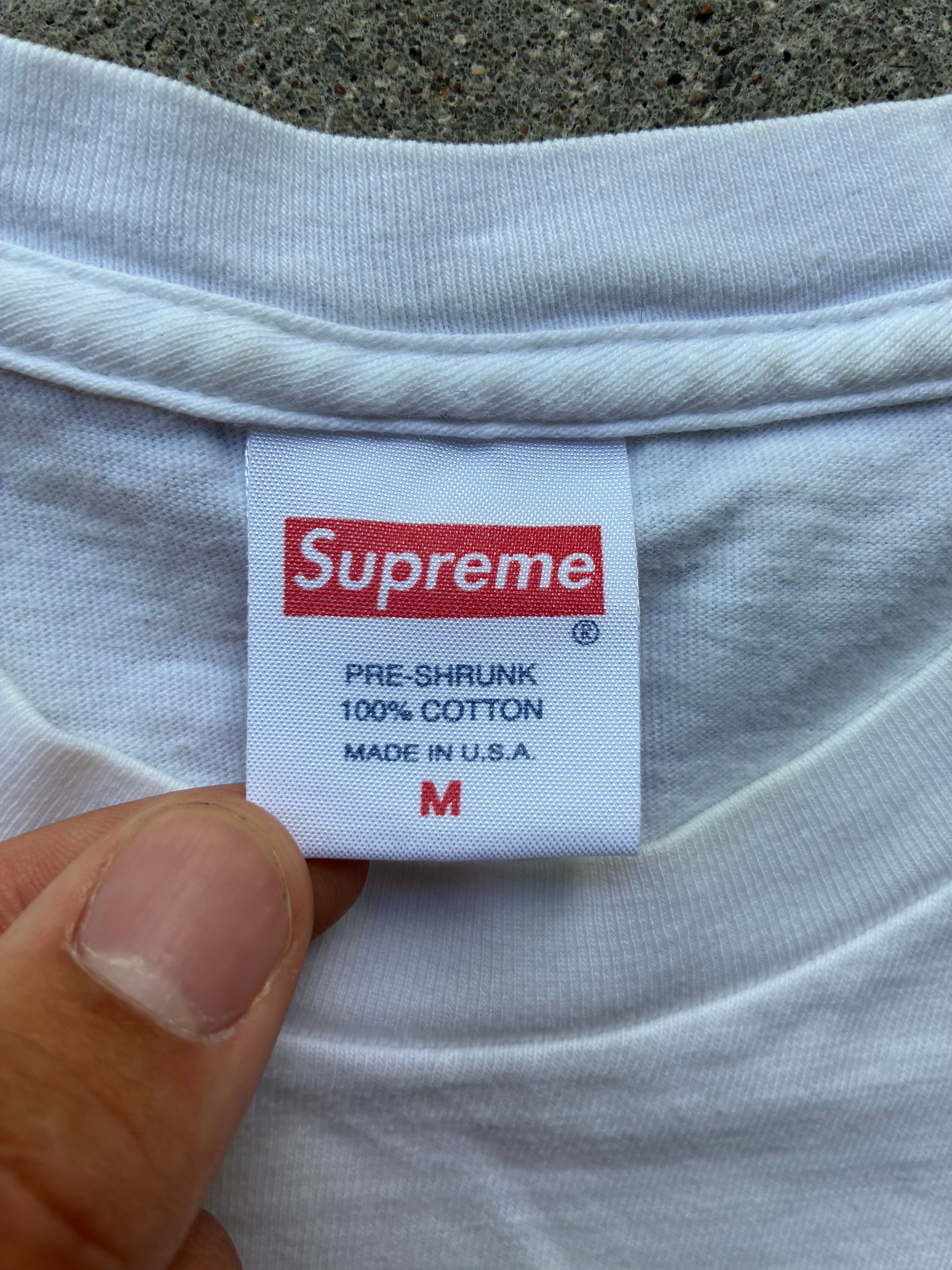 Supreme “JUST SAY NO” tee (M)