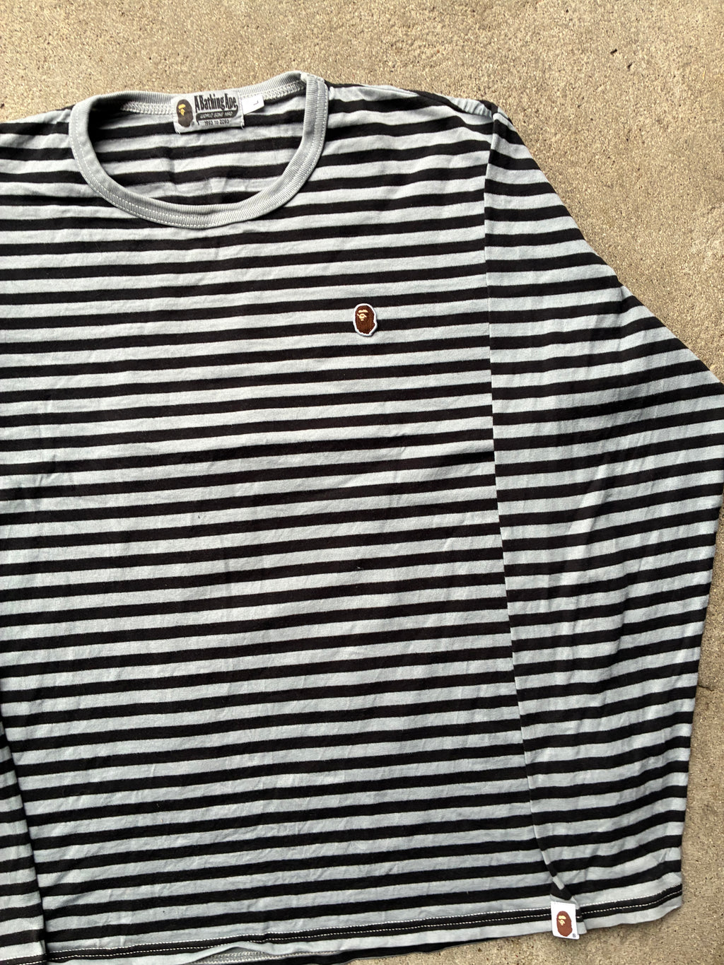 Stribet Bape Long sleeve (L)