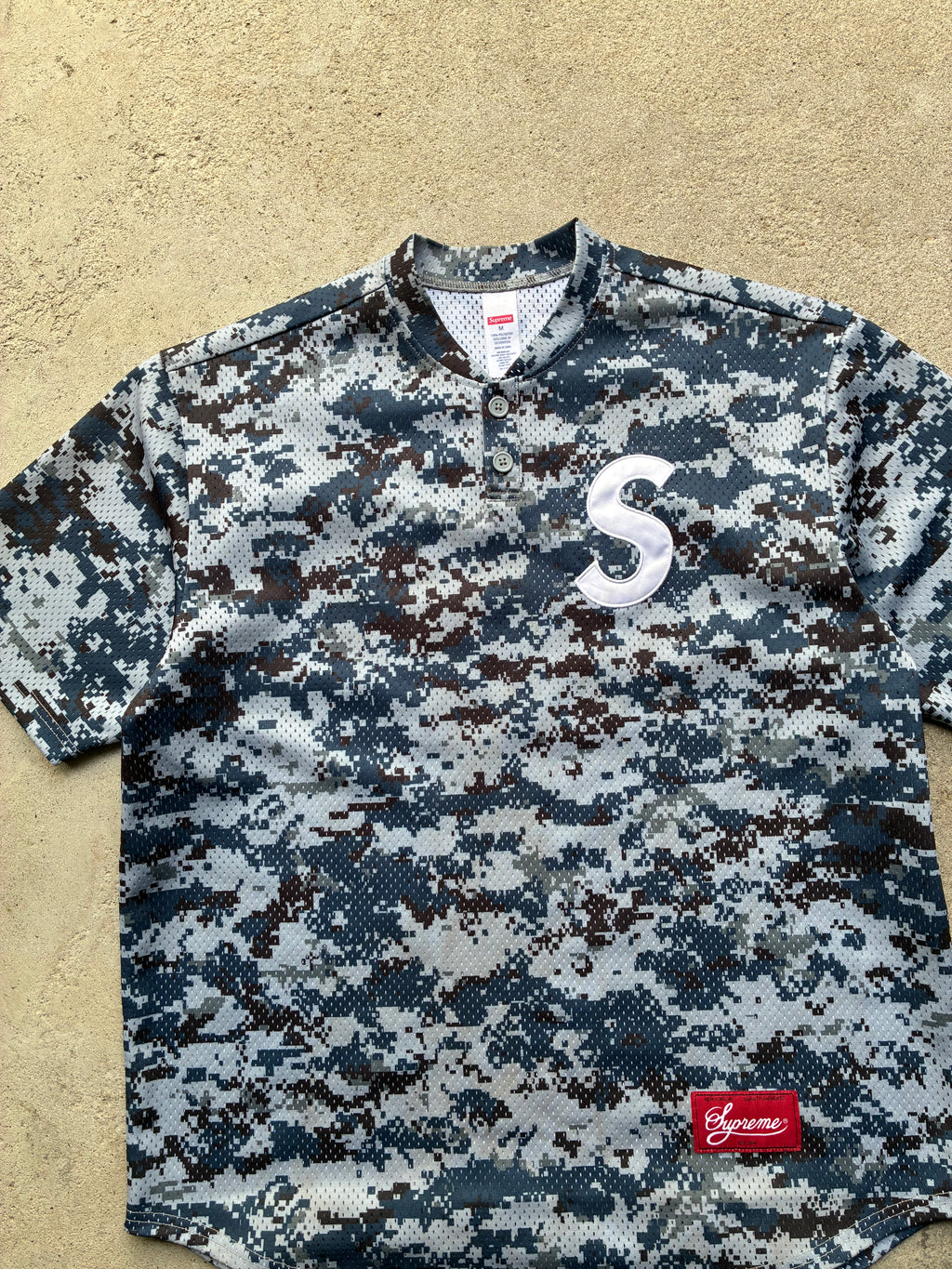 Supreme “S LOGO” Henley jersey (M)