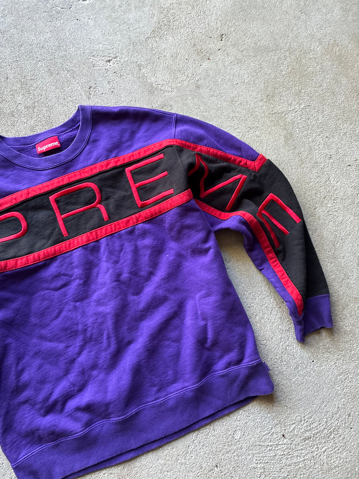 Supreme “PANELED” Crewneck (M)