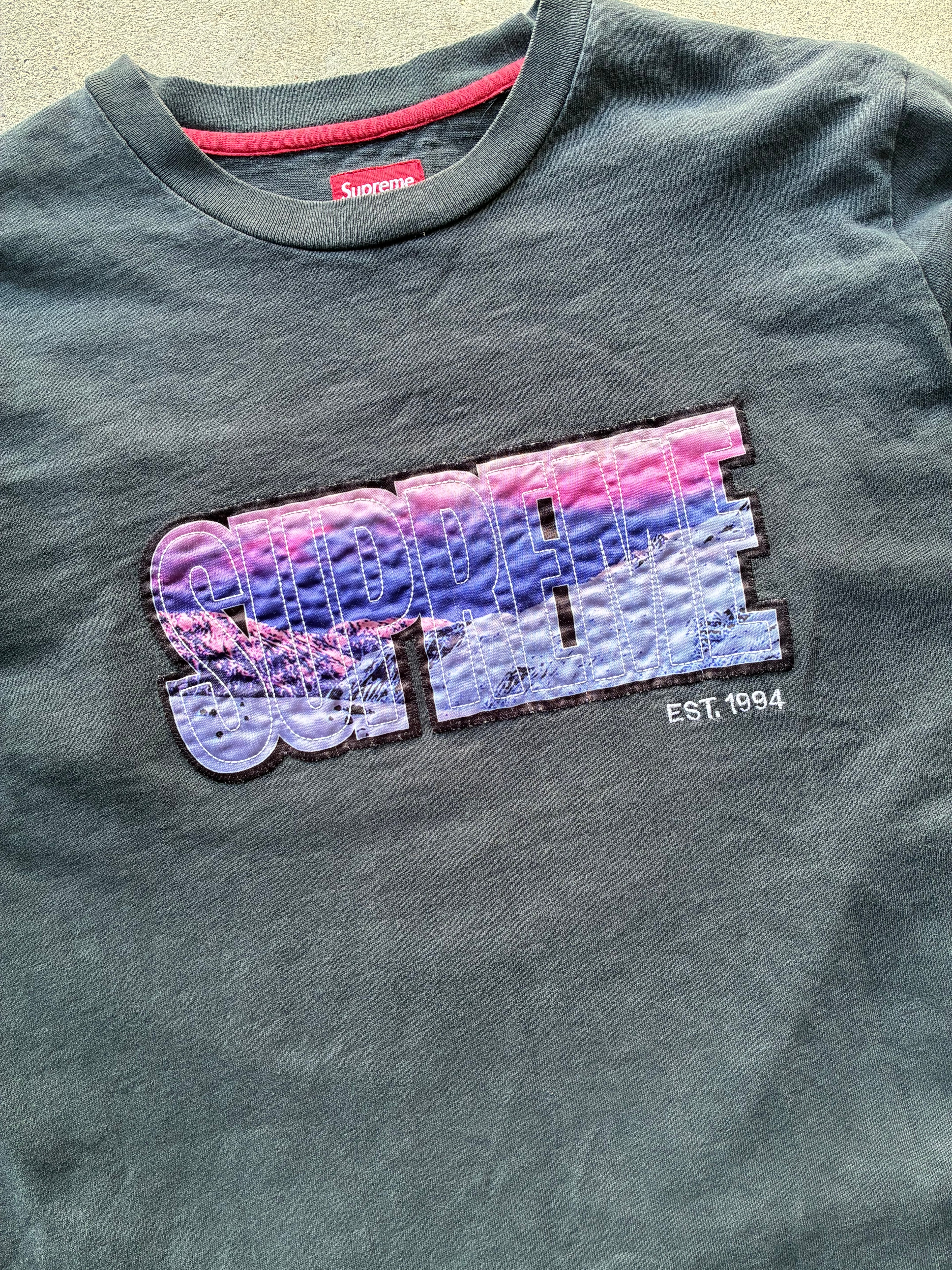 Supreme “MOUNTAIN LOGO” Long Sleeve (L)