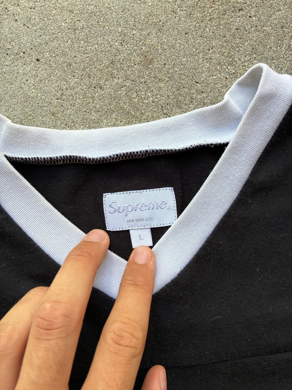 Supreme “GLITTER ARC FOOTBALL” jersey (L)