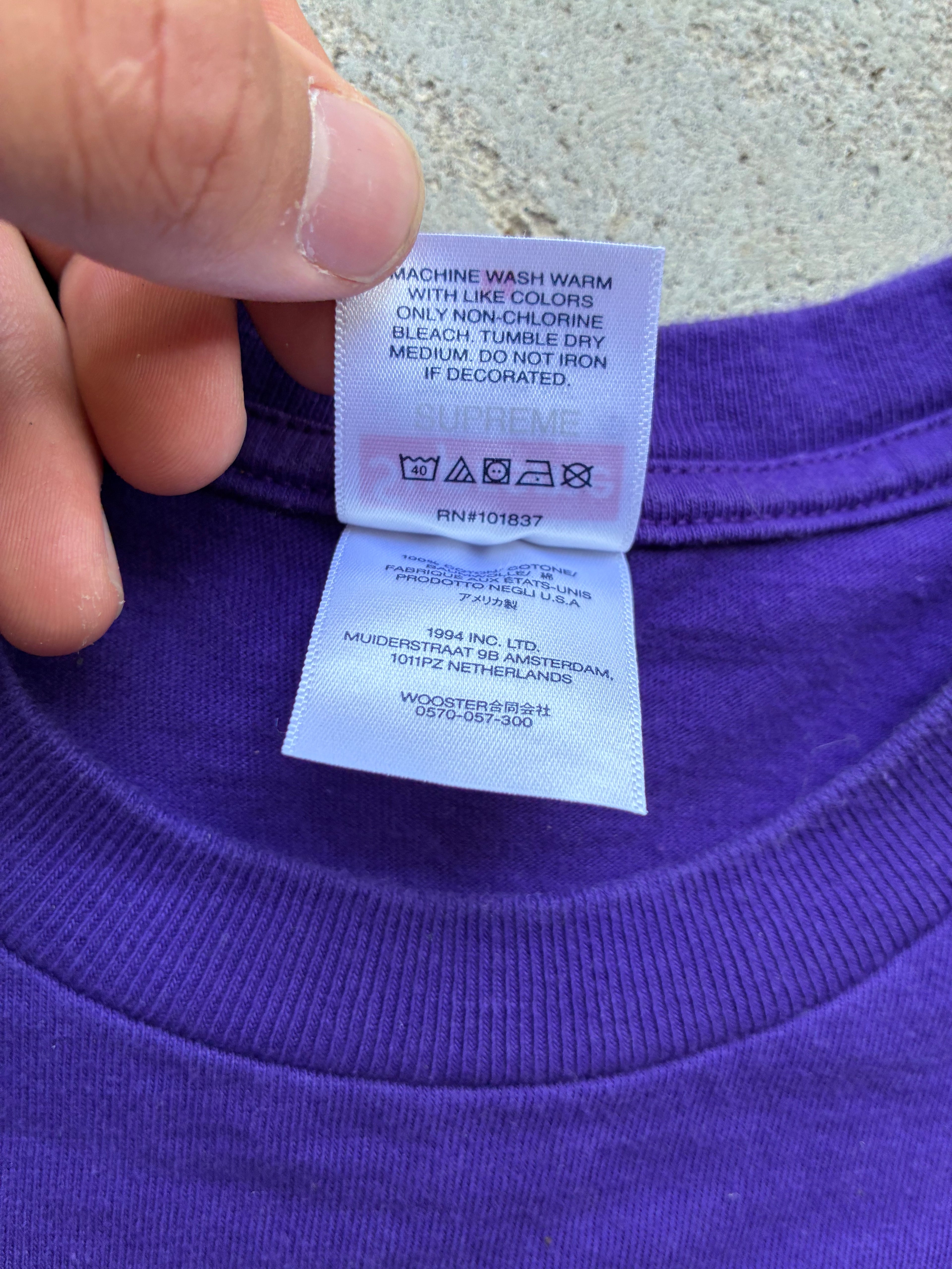 Supreme “CAMO FW23 PURPLE” Tee (M)