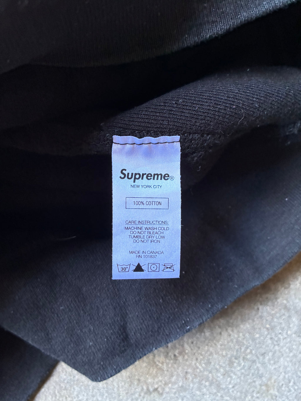 Supreme “COLLEGIATE ACRONYM” Hoodie (M)