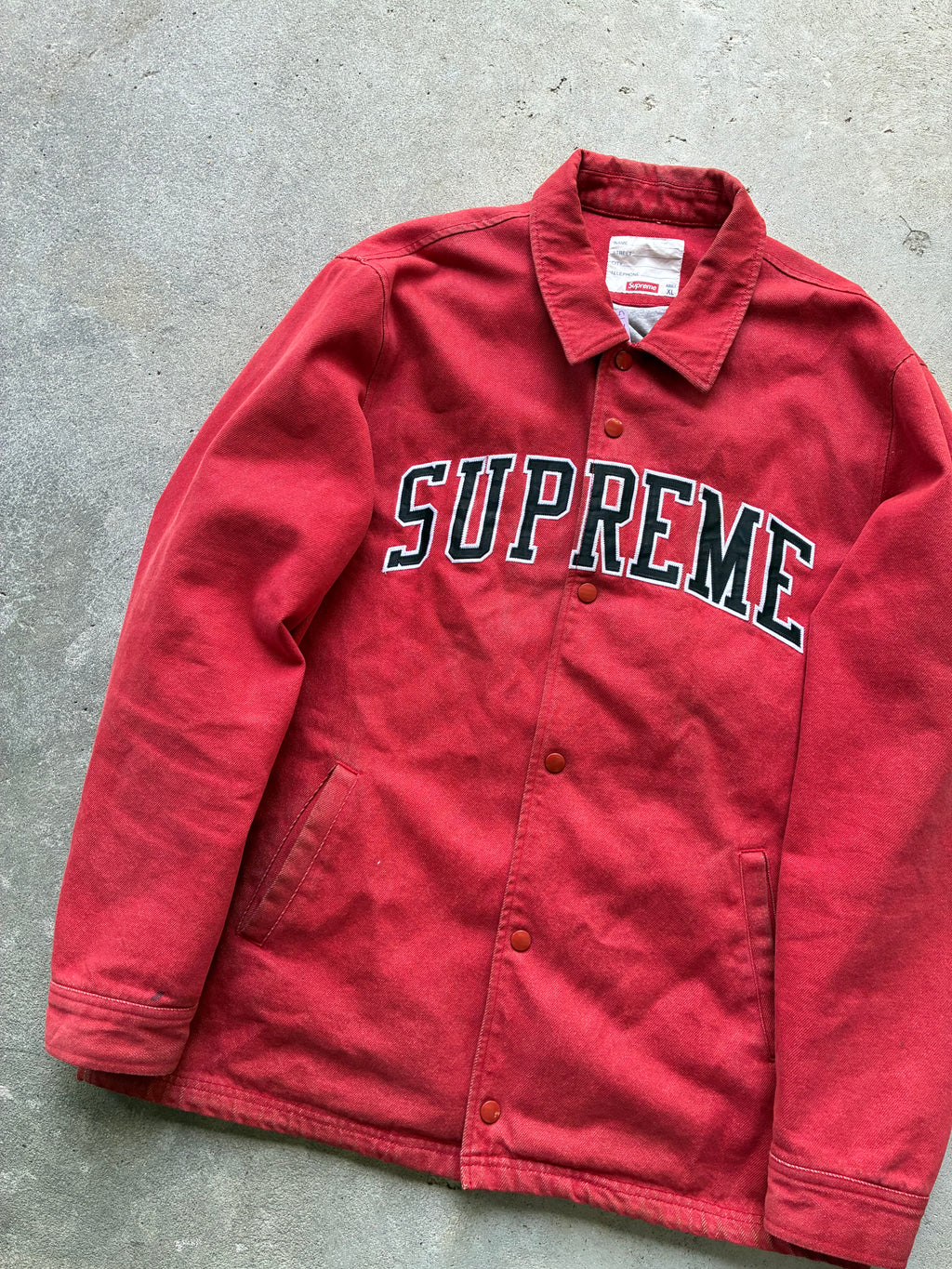 Supreme “DENIM ARC LOGO FW13” Jakke (XL)
