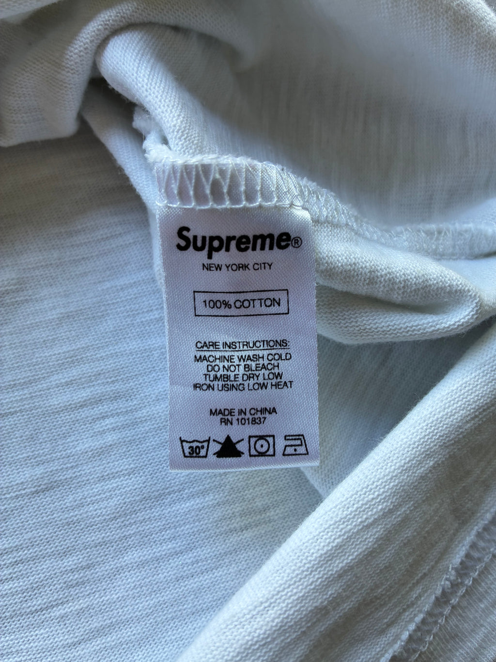 Supreme “STACKED L/S” Long Sleeve (L)