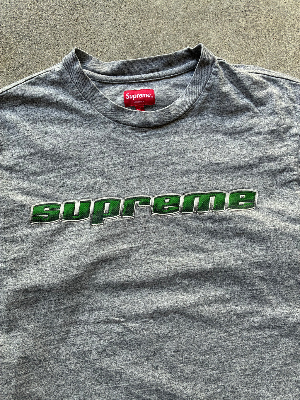 Supreme “CHROME LOGO L/S” Long Sleeve (M)