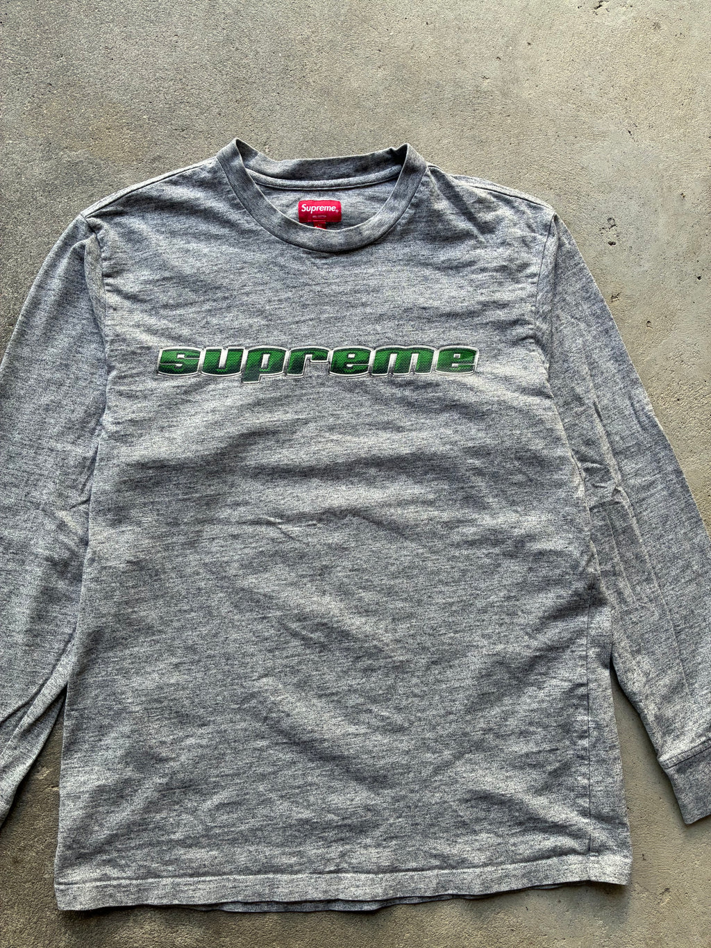 Supreme “CHROME LOGO L/S” Long Sleeve (M)