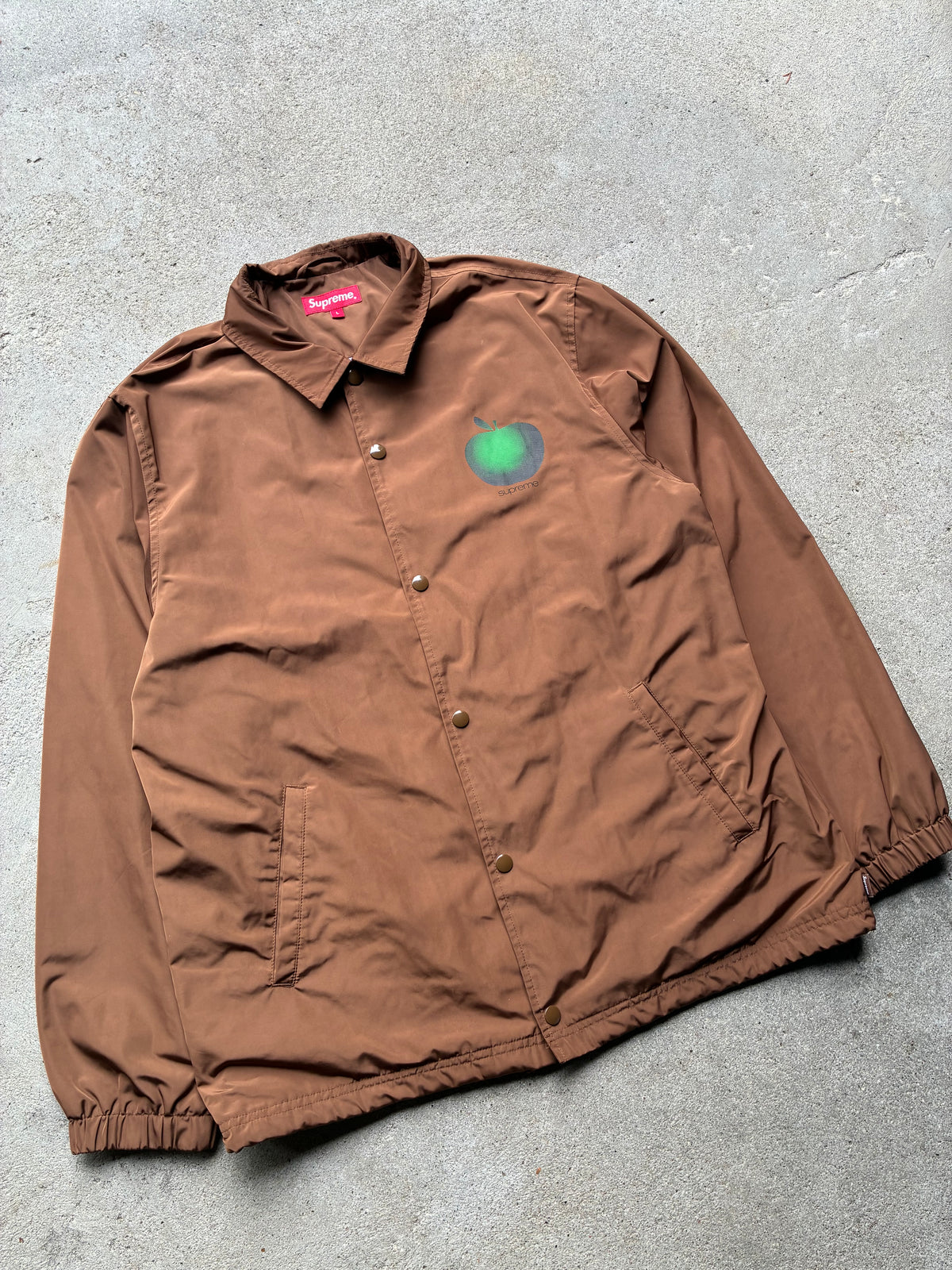 Supreme “APPLE LOGO” Coach Jacket (L)