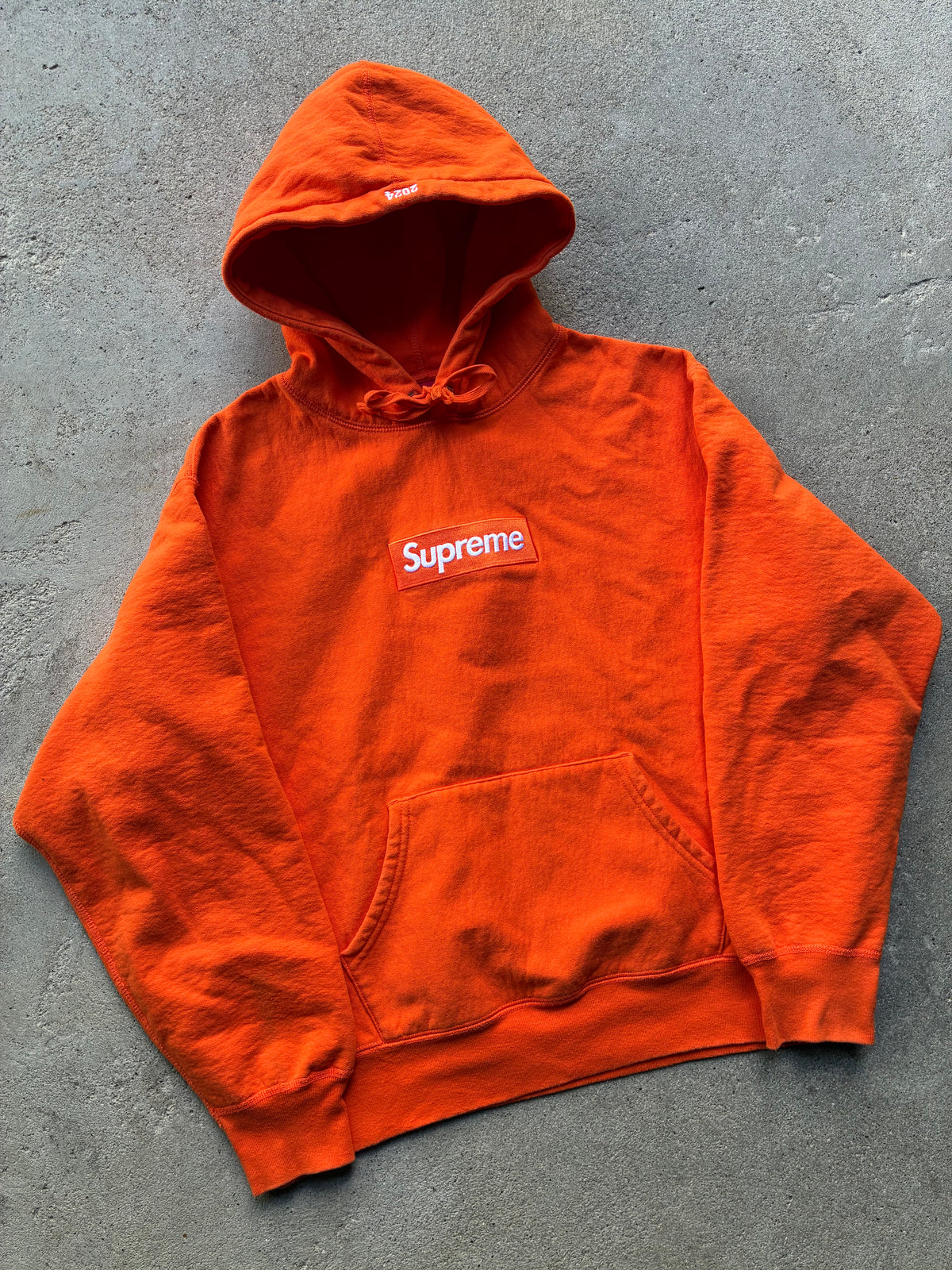Supreme “ORANGE FW24” Box Logo Hoodie (S)
