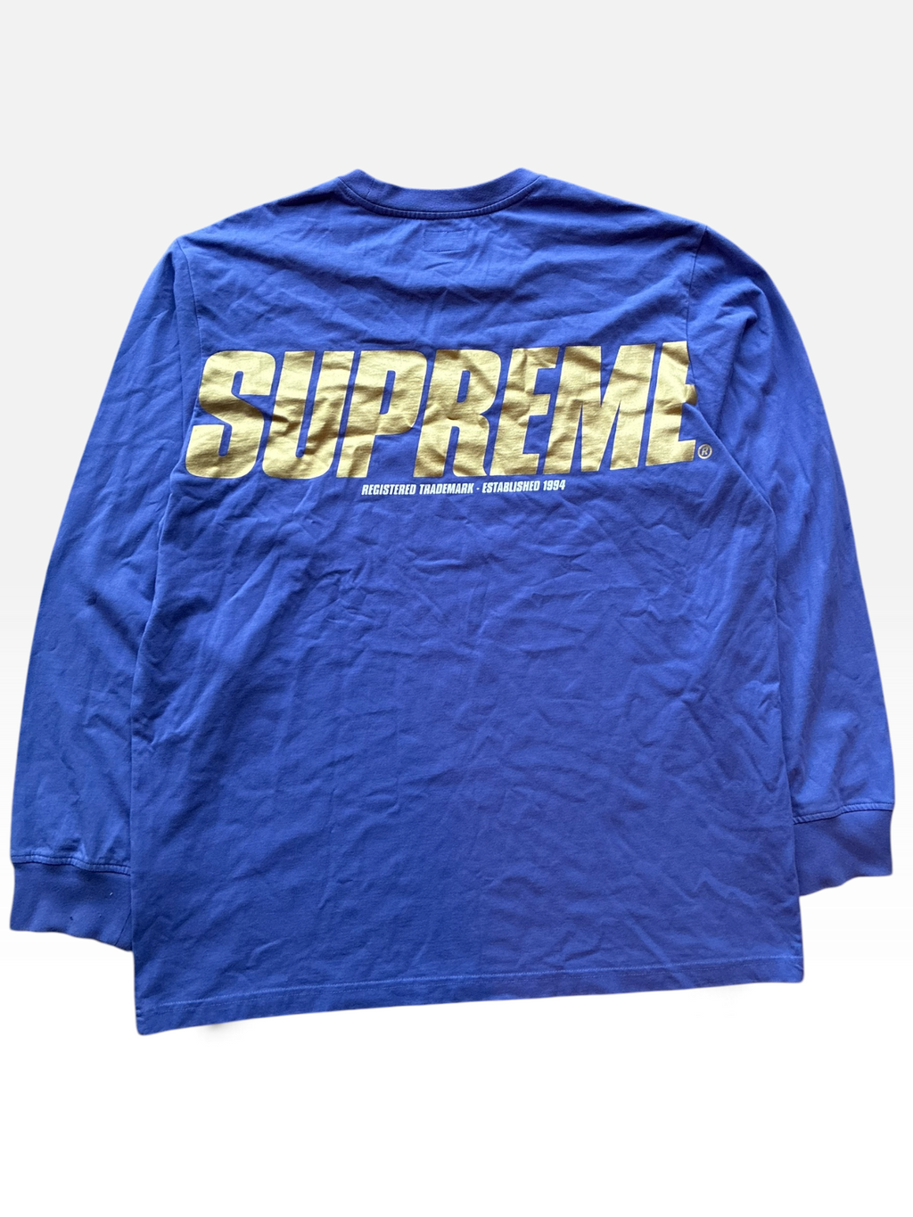 Supreme “TRADEMARK LOGo”  long sleeve (XL)