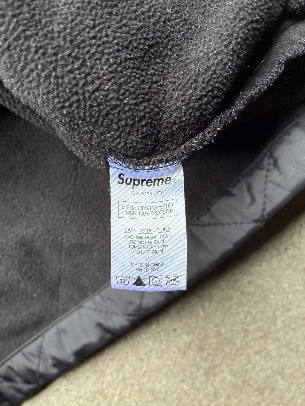 Supreme “HALF ZIP UP ARC LOGO” jacket (S)