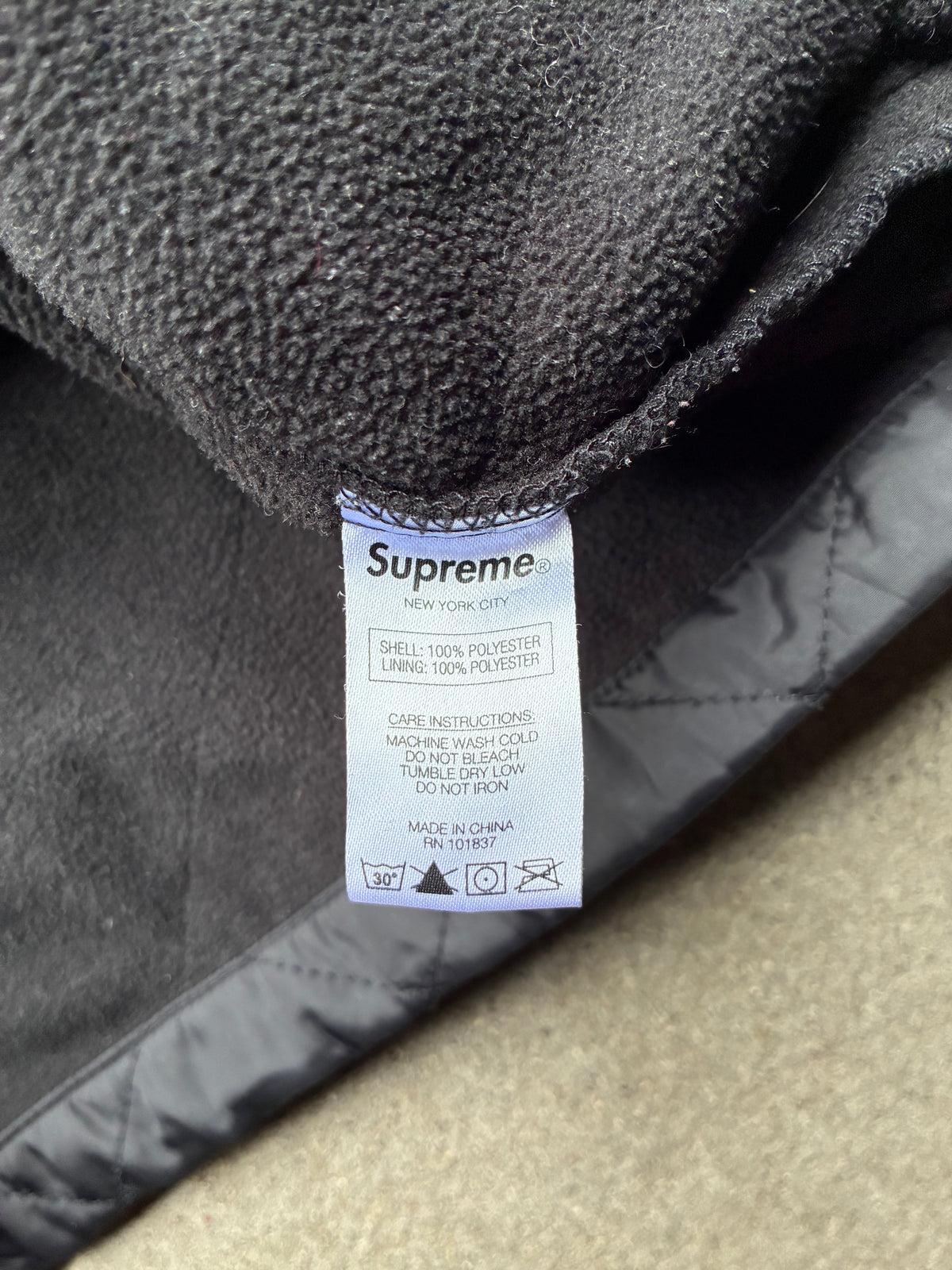Supreme “HALF ZIP UP ARC LOGO” jacket (S)