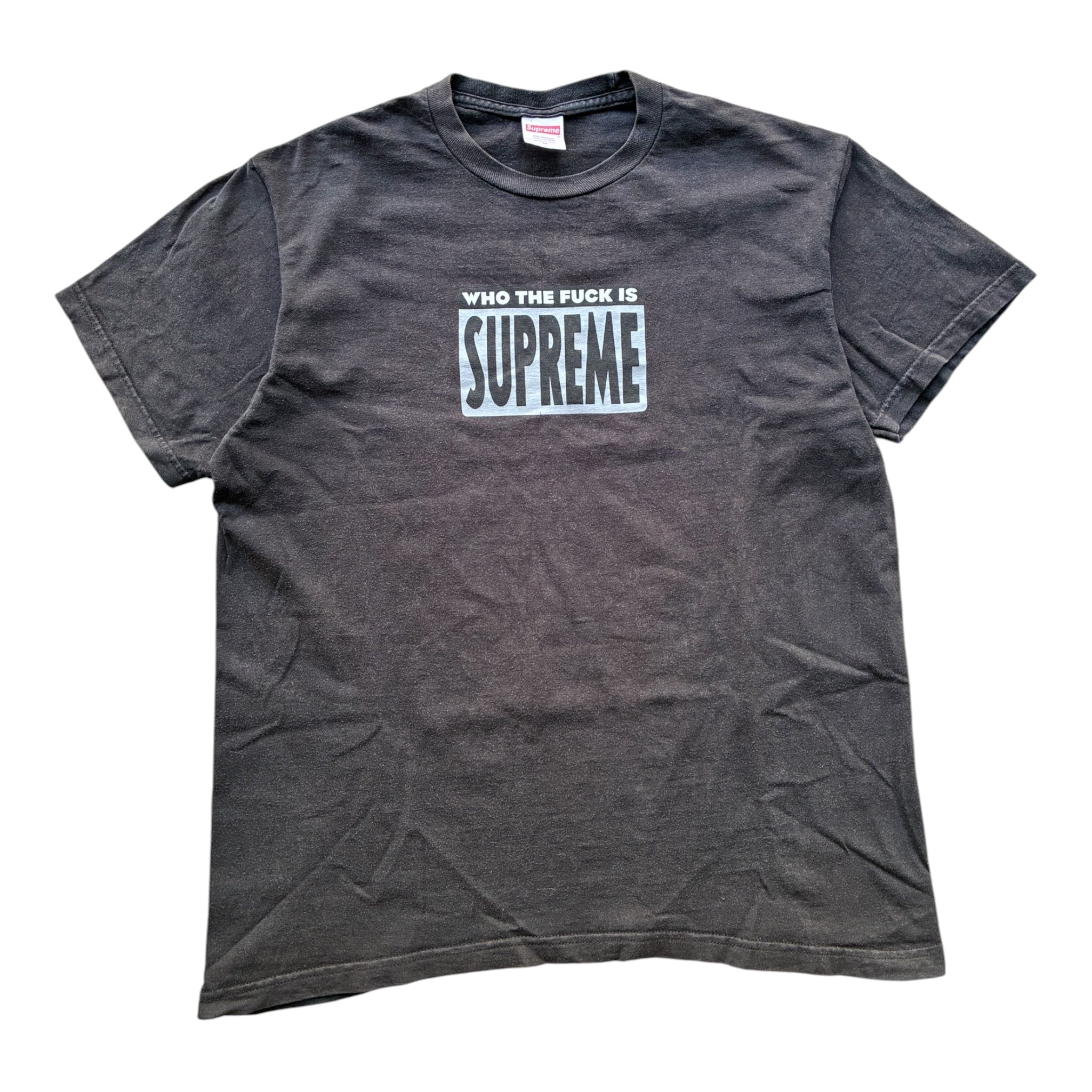 Supreme “WHO THE FU*K IS SUPREME” Tee (M)