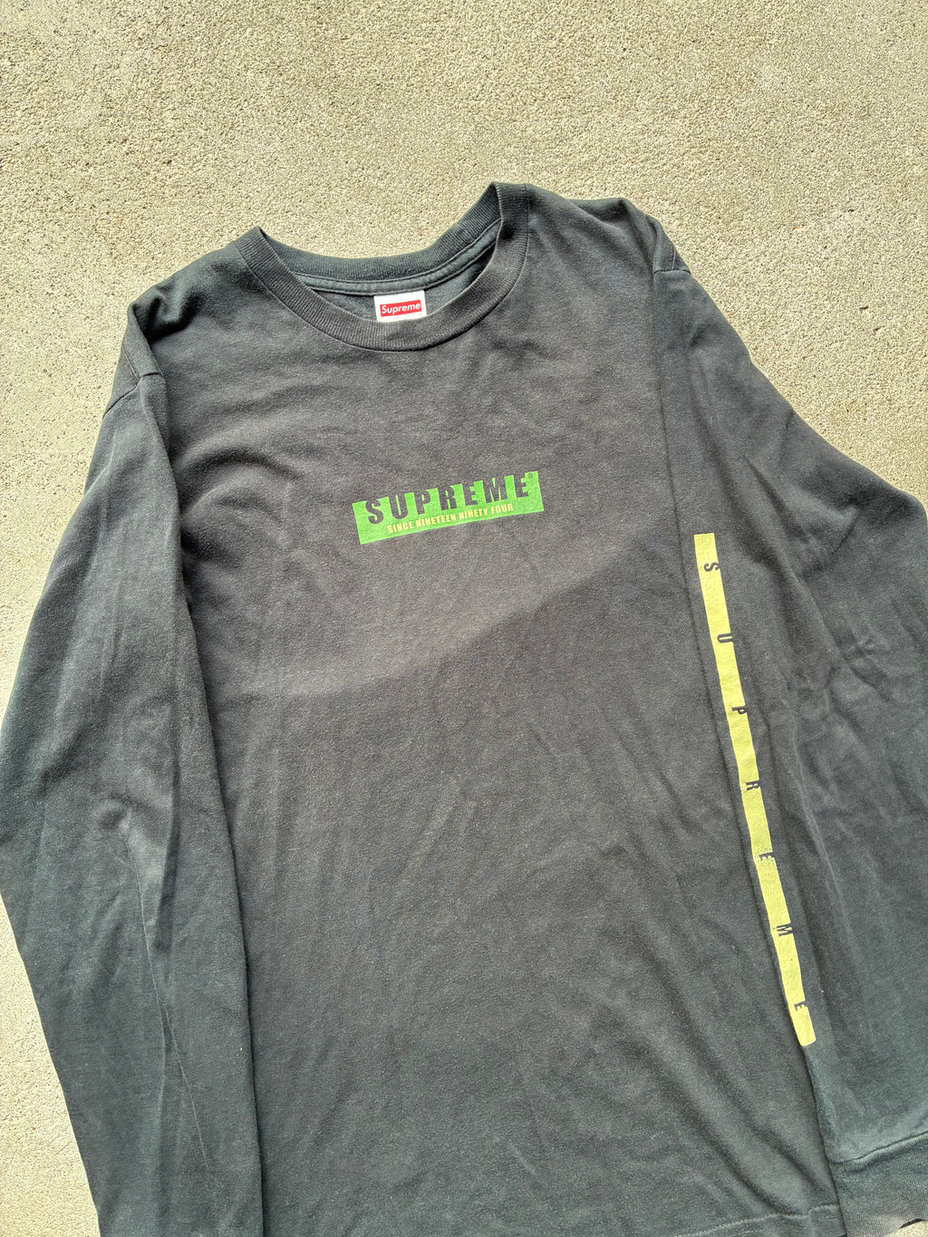 Supreme “LOGO” Long Sleeve (S)