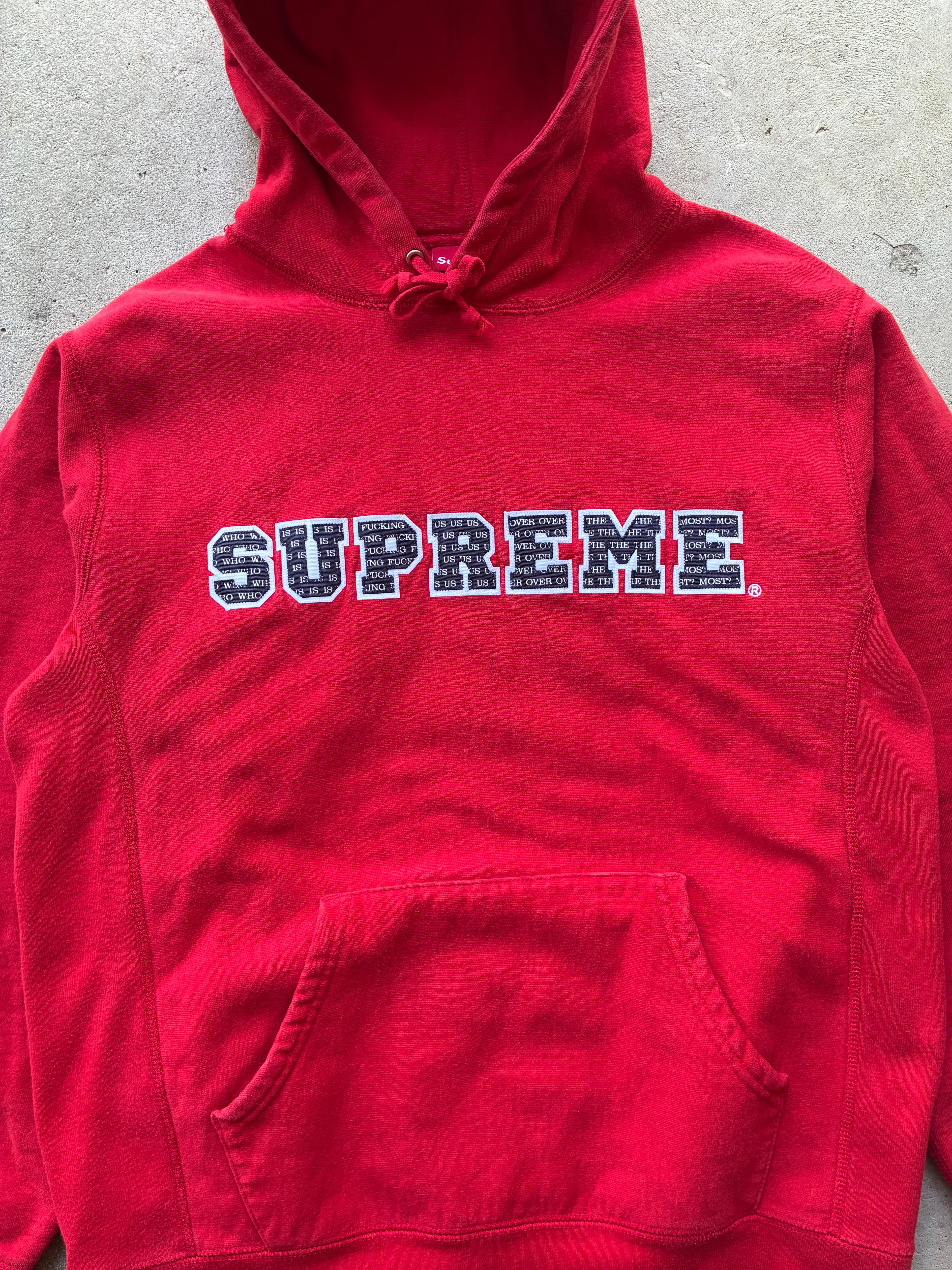 Supreme “THE MOST HOODED” hoodie (L)