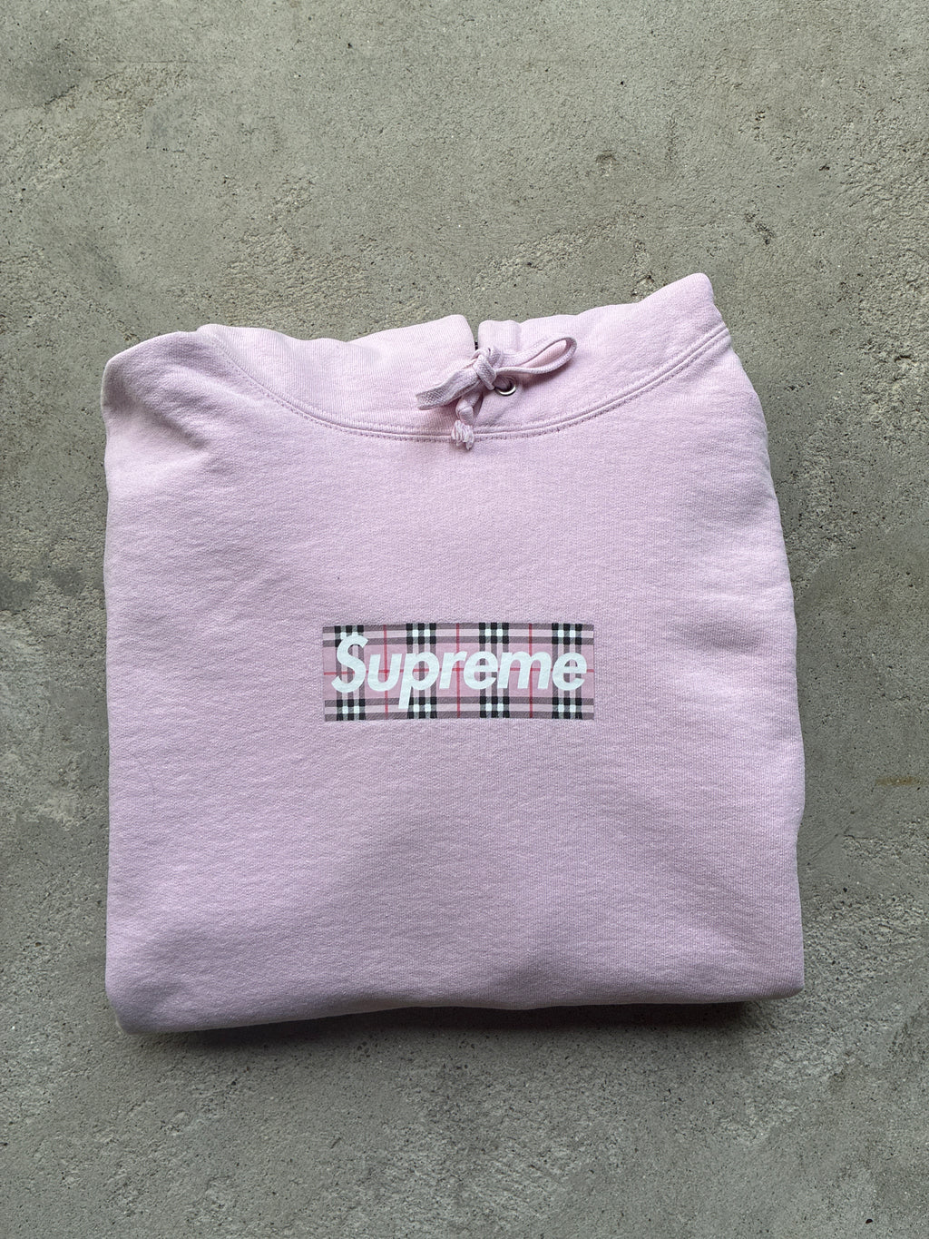 Supreme x Burberry “PINK” hoodie (S)