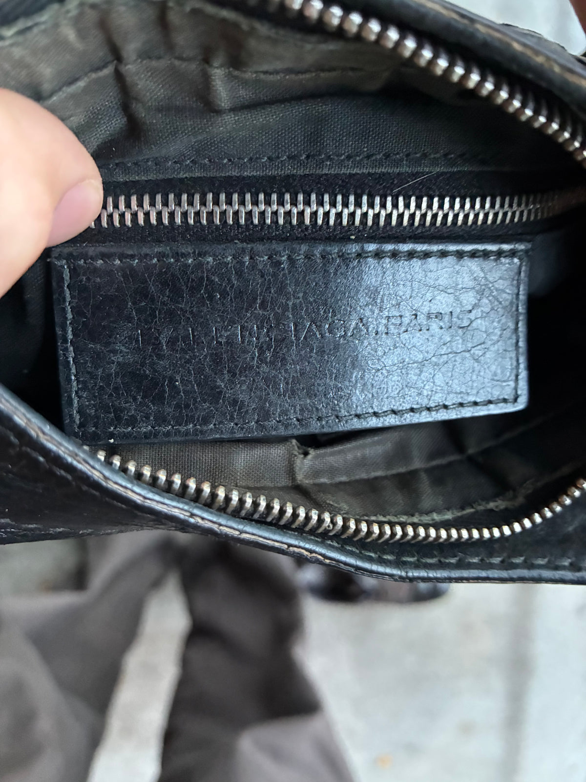 Balenciaga hip leather bag