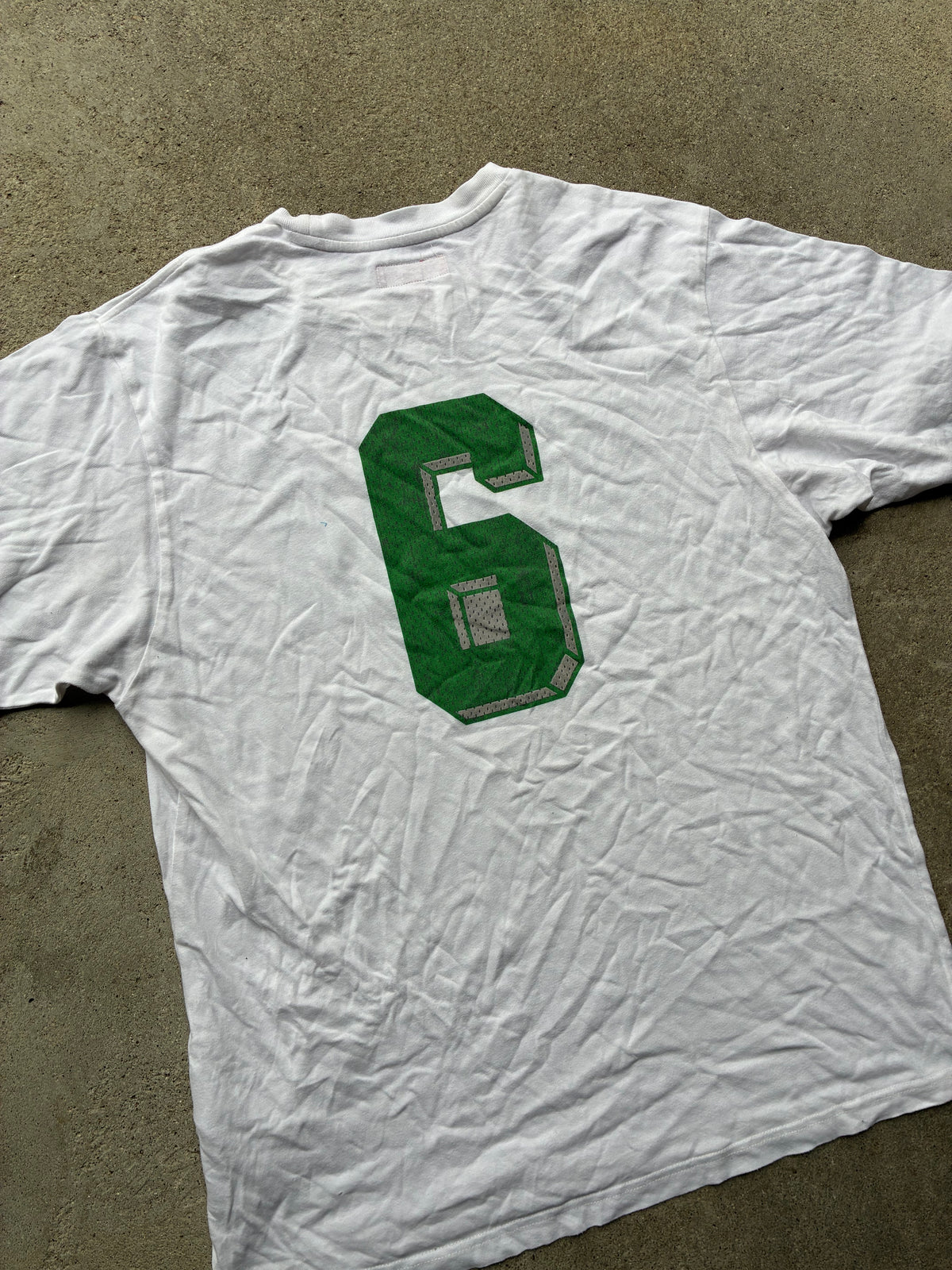Supreme “FLOCKED WASHED” Tee (M)