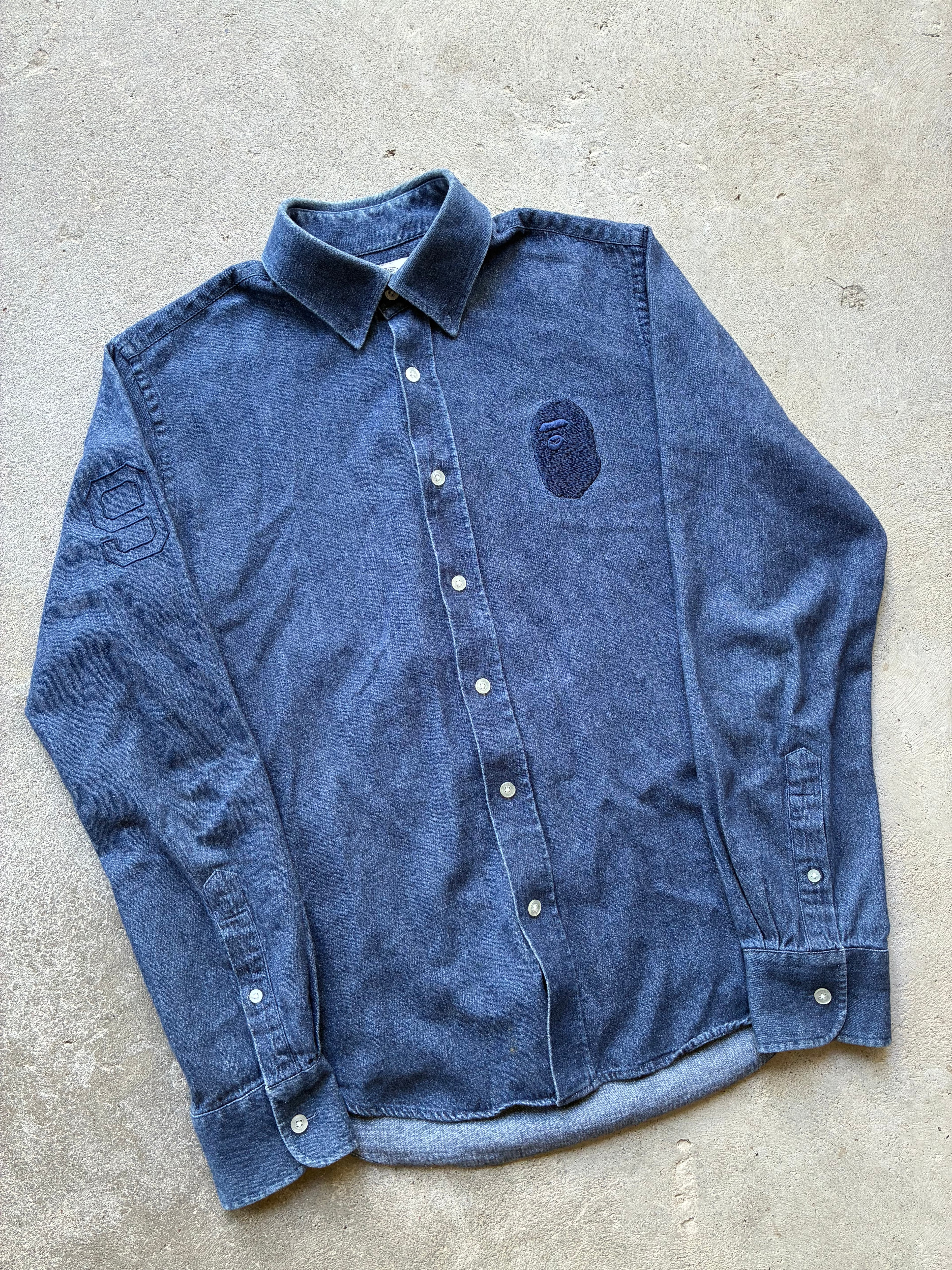 Bape “VINTAGE LOGO” Skjorte (M)