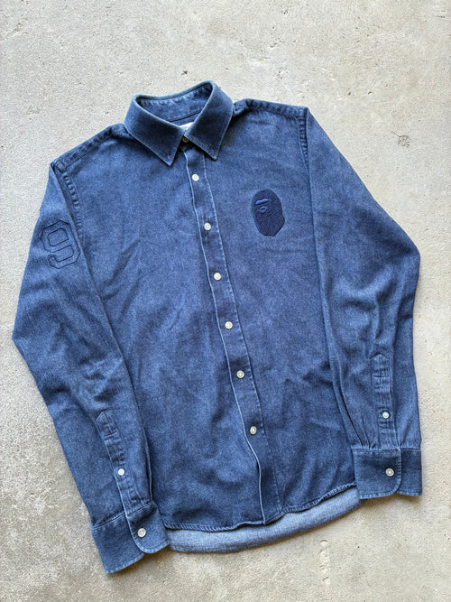 Bape “VINTAGE LOGO” Skjorte (M)