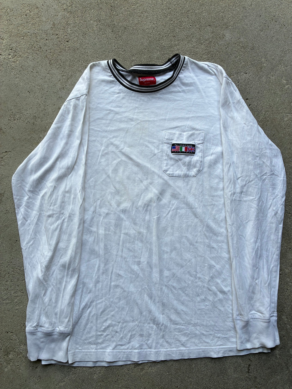 Supreme “FLAGS” Long Sleeve (M)