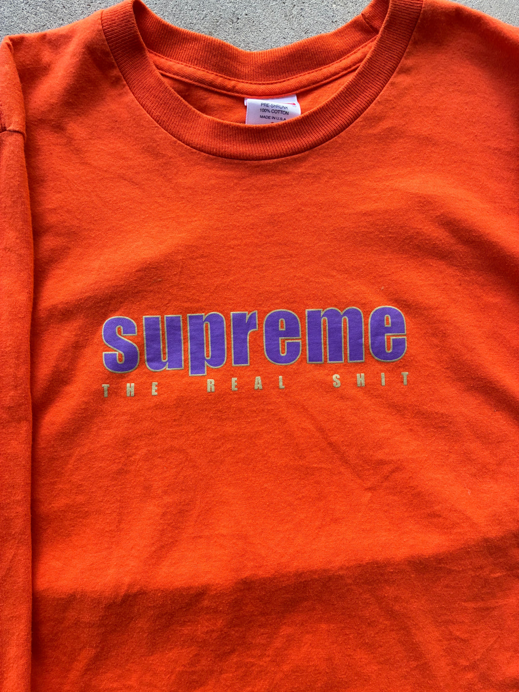 Supreme “THE REAL SH*T L/S” Long Sleeve (S)