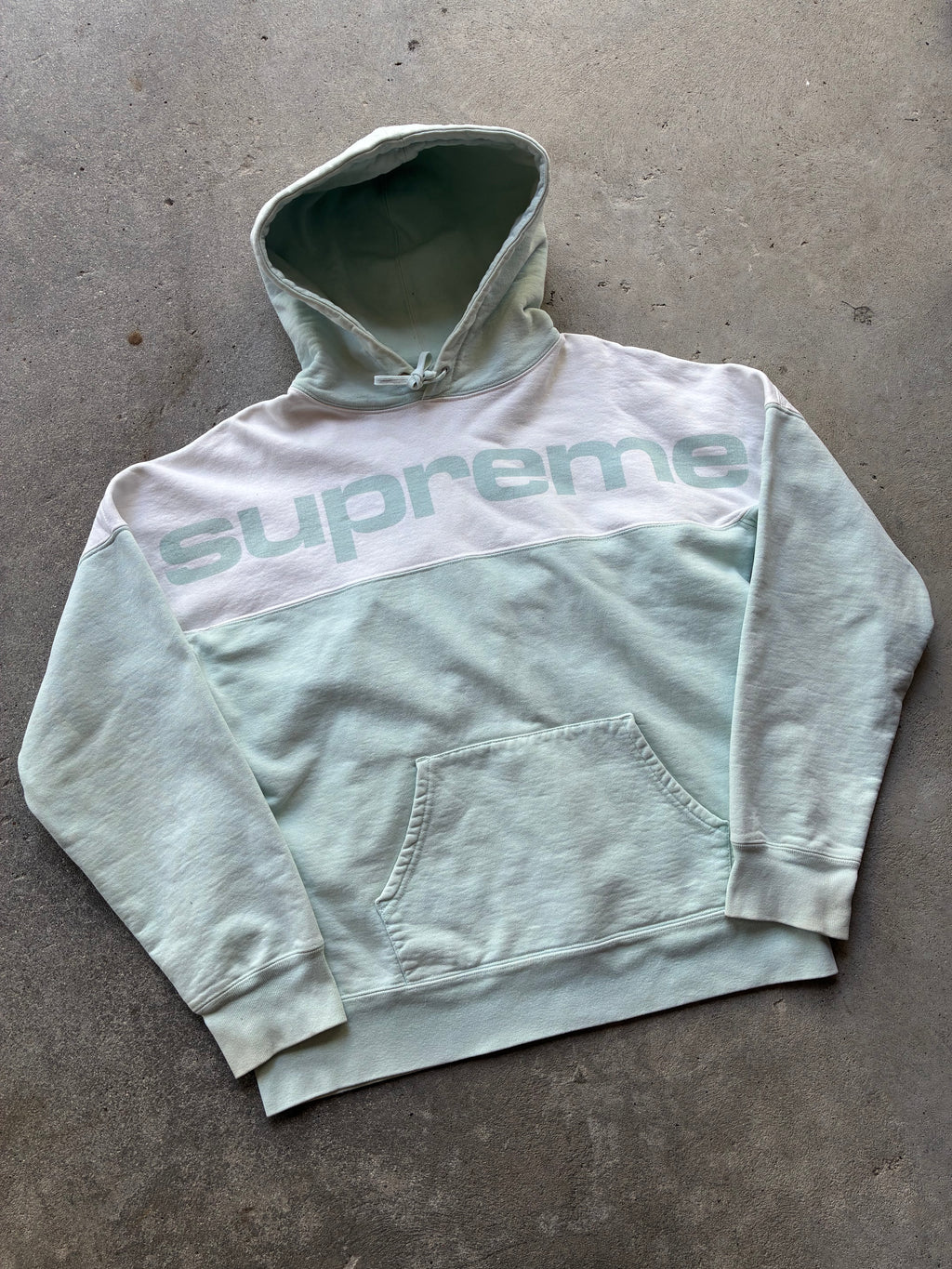 Supreme “COLOR BLOCK” Hoodie (L)