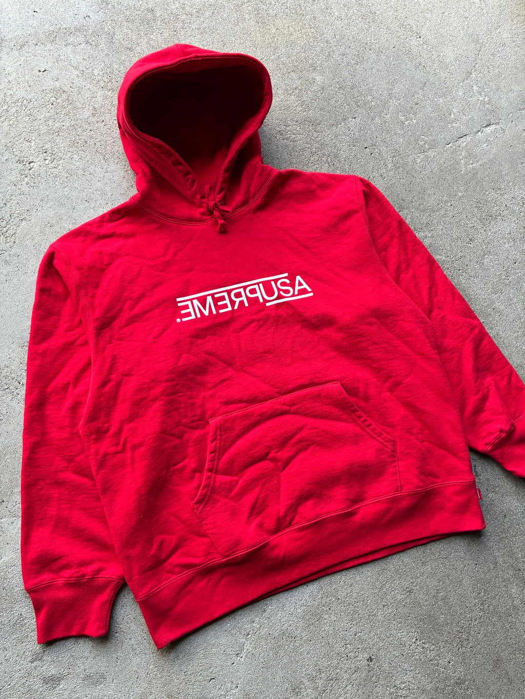 Supreme “USA” Hooded Hoodie (Large)