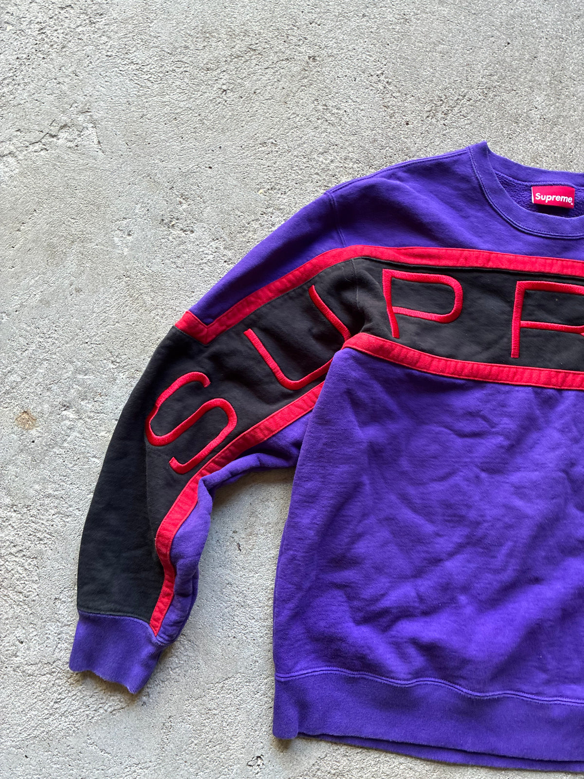 Supreme “PANELED” Crewneck (M)