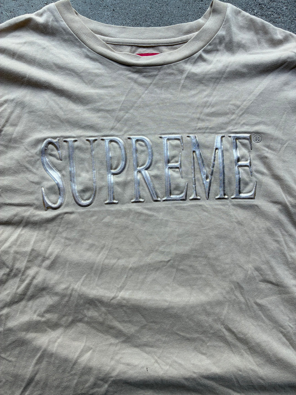 Supreme “GOLD LOGO” Long Sleeve (L)