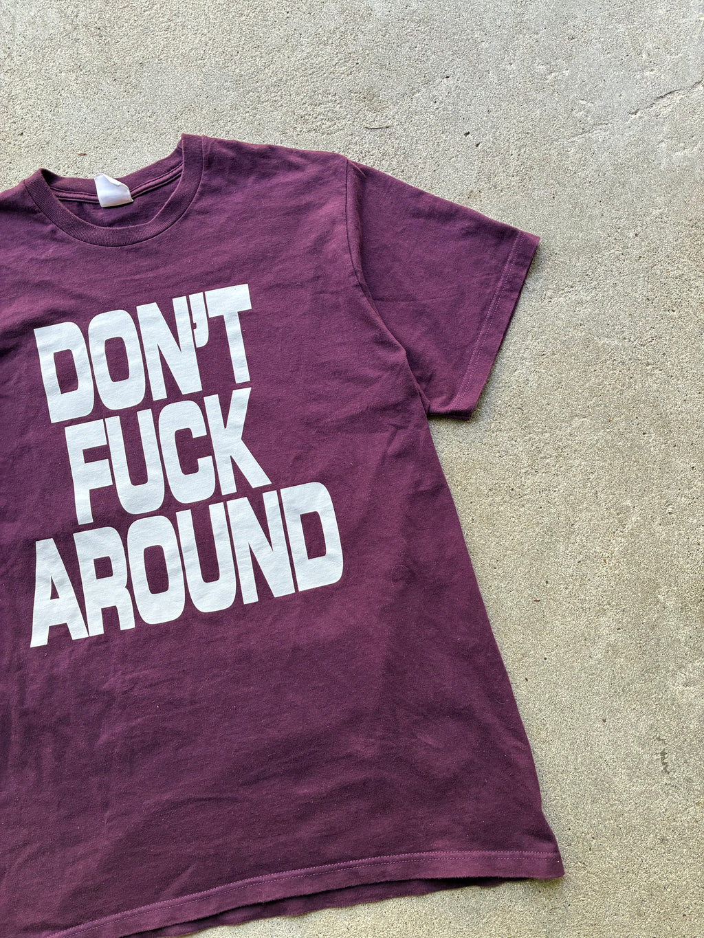 Supreme “DON’T FUCK AROUND” Tee (L)