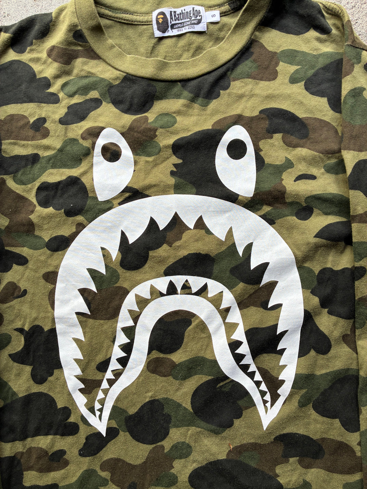 Vintage camo Bape Long Sleeve (S)