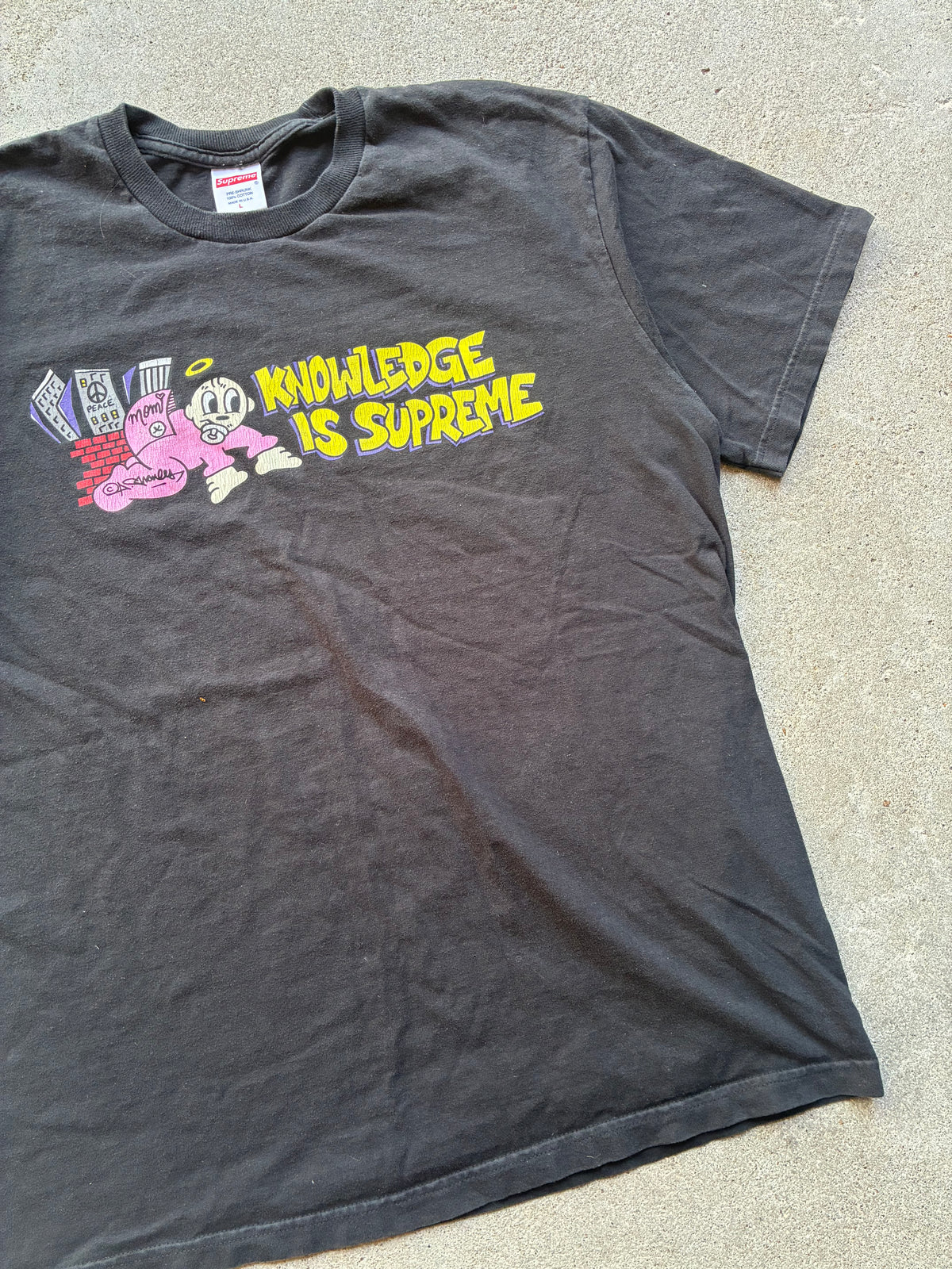 Supreme “KNOWLEDGE IS SUPREME” Tee (L)