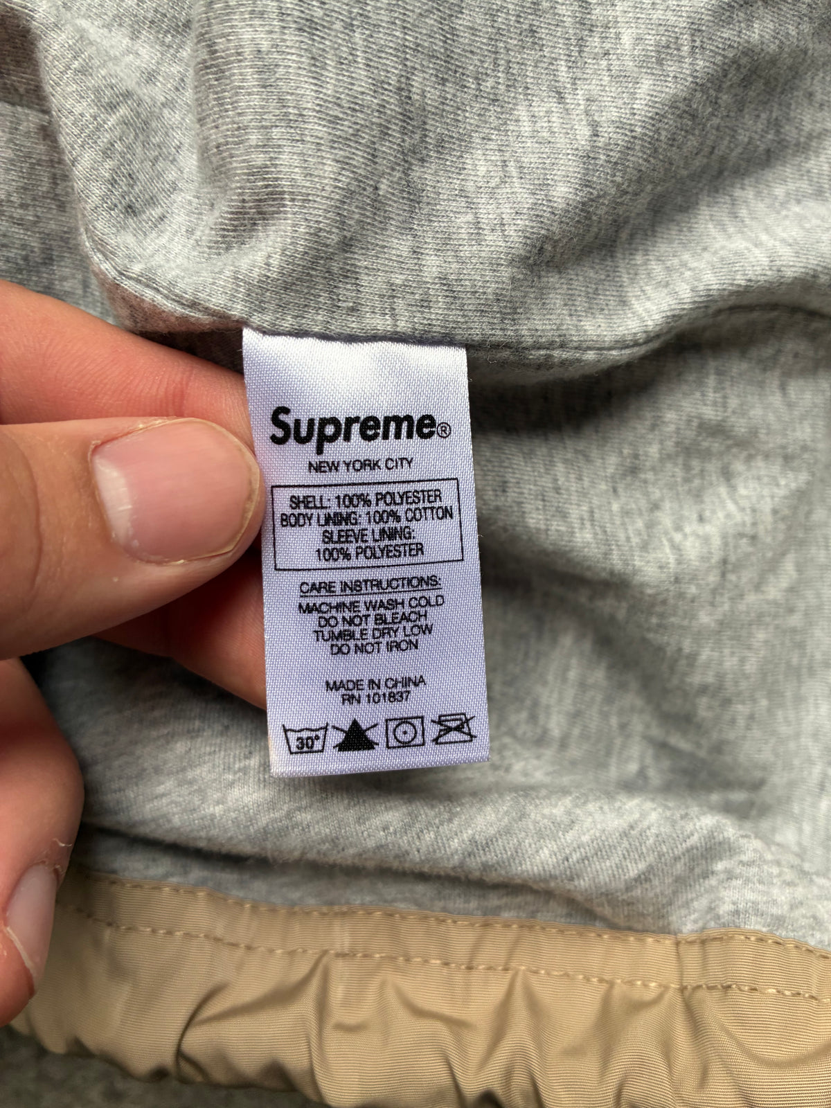 Supreme “1-8”0-SUPREME” Coaches jacket (L)