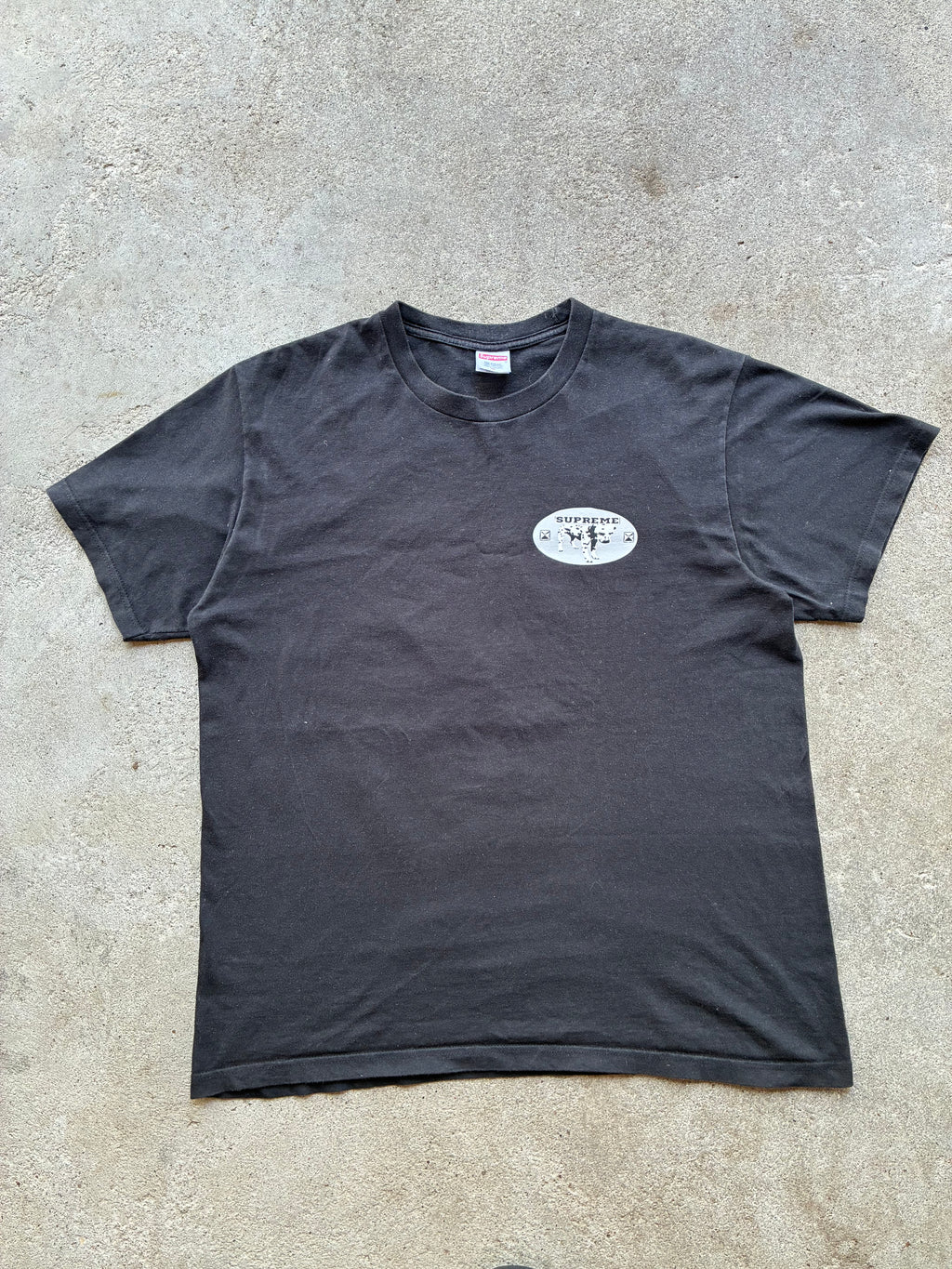 Supreme “DALMATIAN BLACK SS25” tee (M)