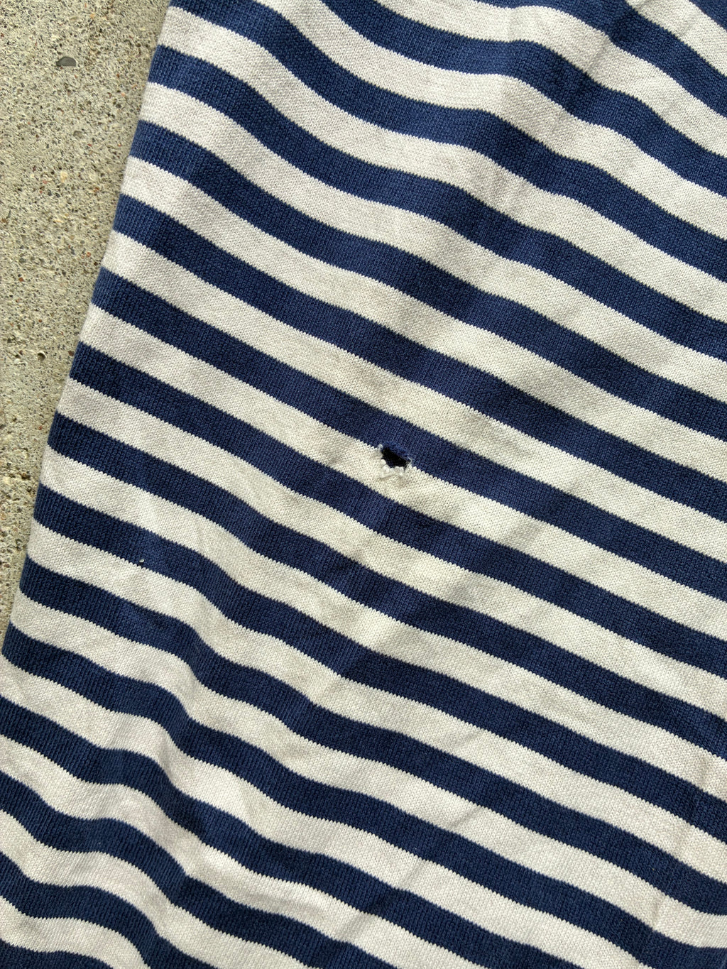 Supreme “STRIPED LOGO” Long Sleeve (M)