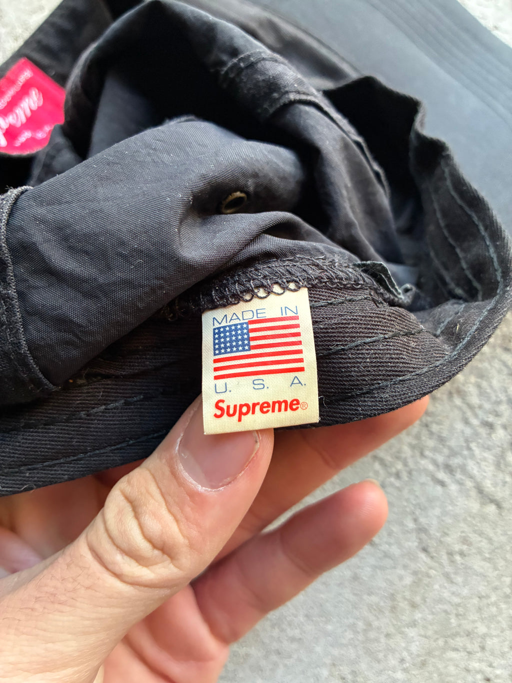 Sort Supreme Camp Cap