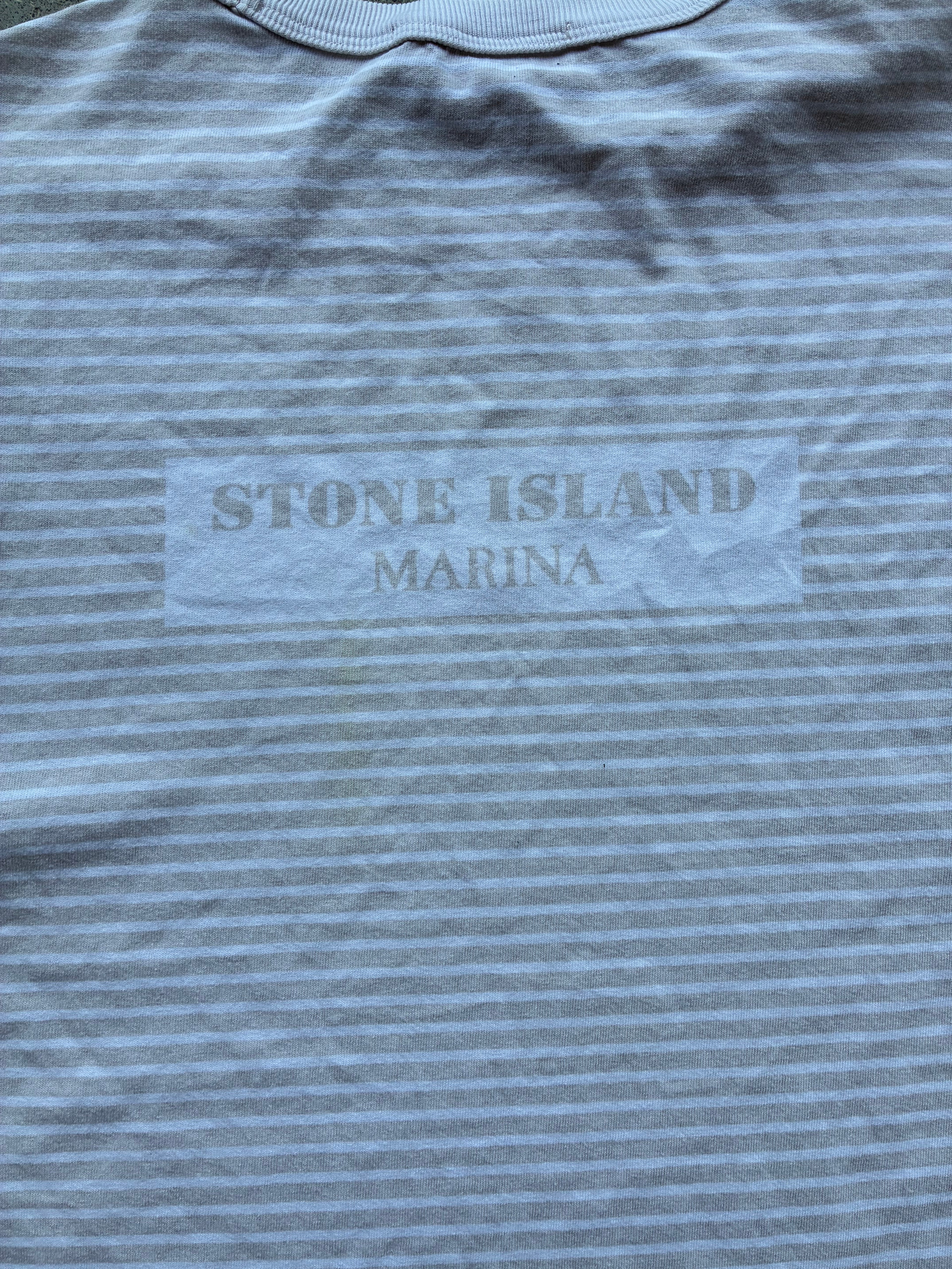 Stone Island “STRIPED MARINA” Tee (M)