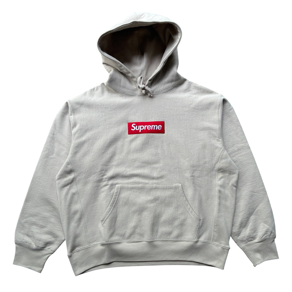 Supreme box logo “FW24 BEIGE” hoodie (M)