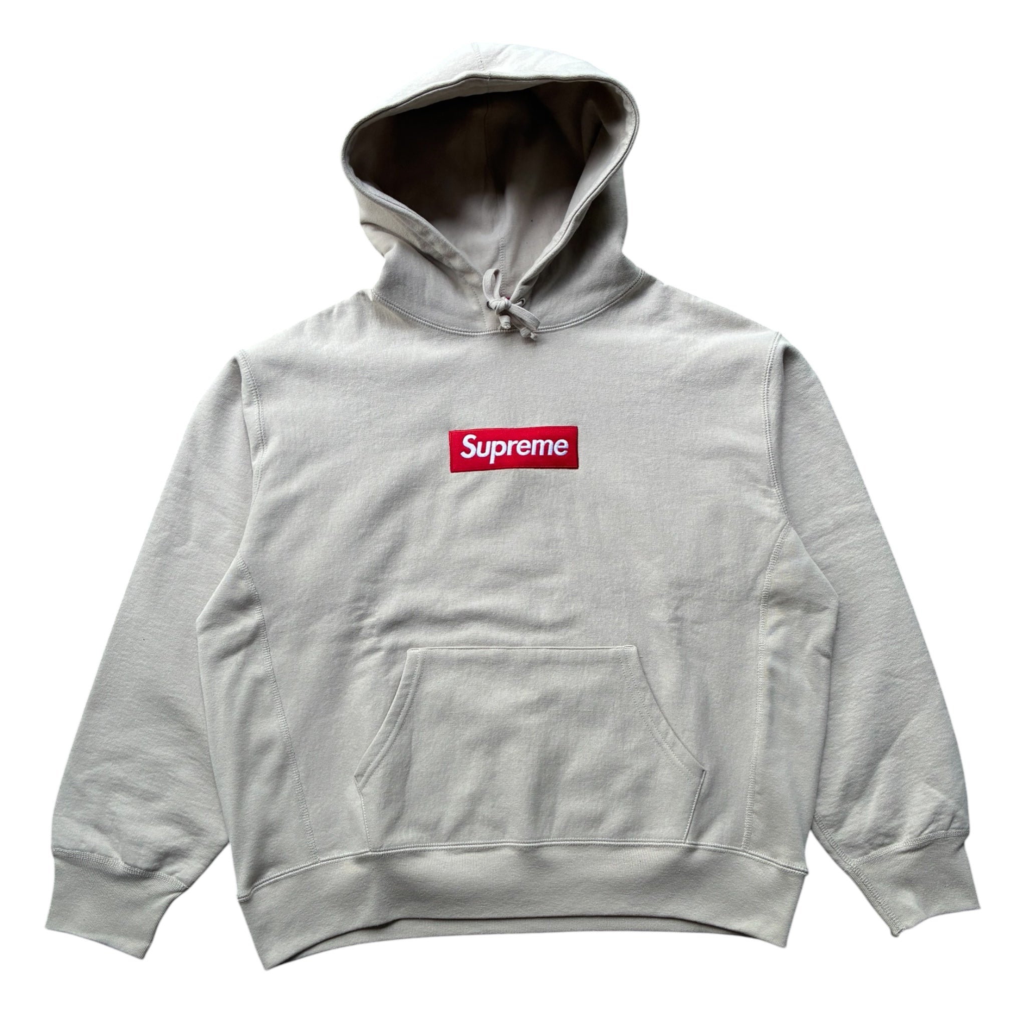 Supreme box logo “FW24 BEIGE” hoodie (M)