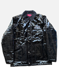 Supreme “QUILTED PATENT VINYL WORK” Jacket (M)