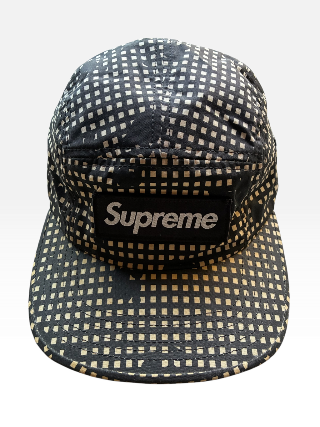 Supreme “GRID CAMO” Camp Cap (Adjustable)