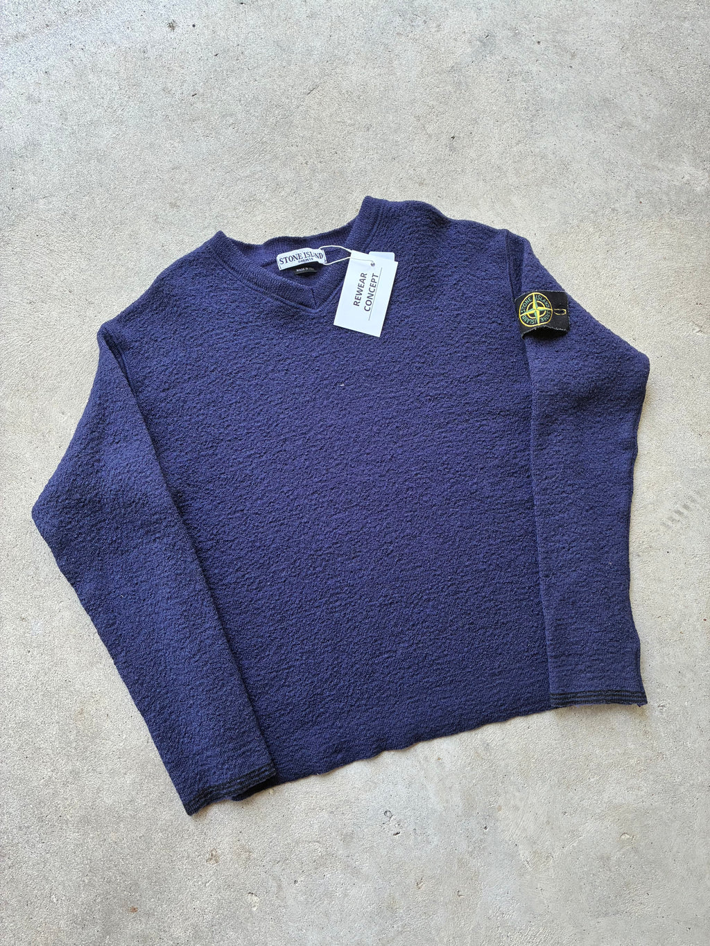 Stone Island (VINTAGE NAVY) sweater (S)