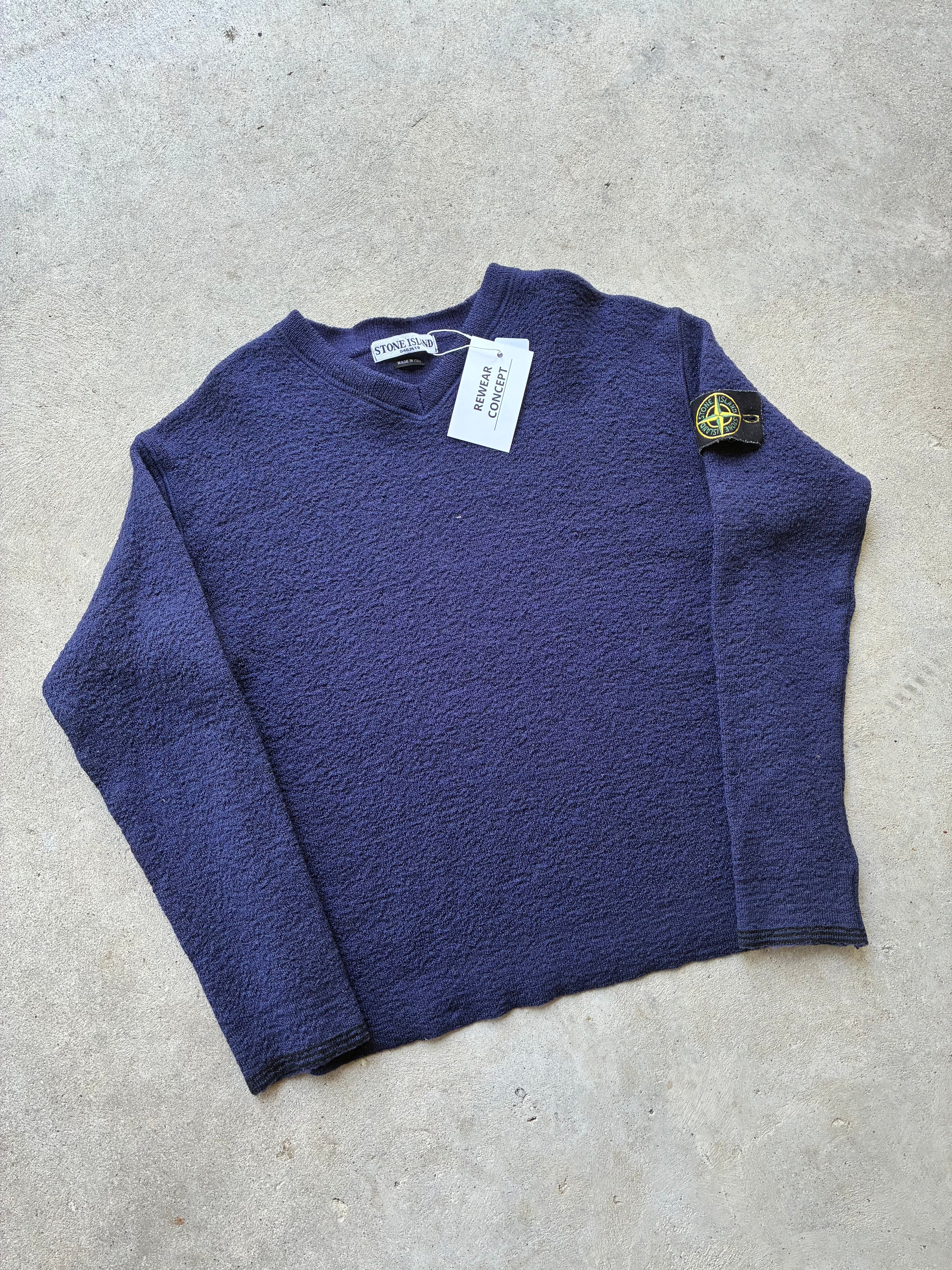 Stone Island (VINTAGE NAVY) sweater (S)