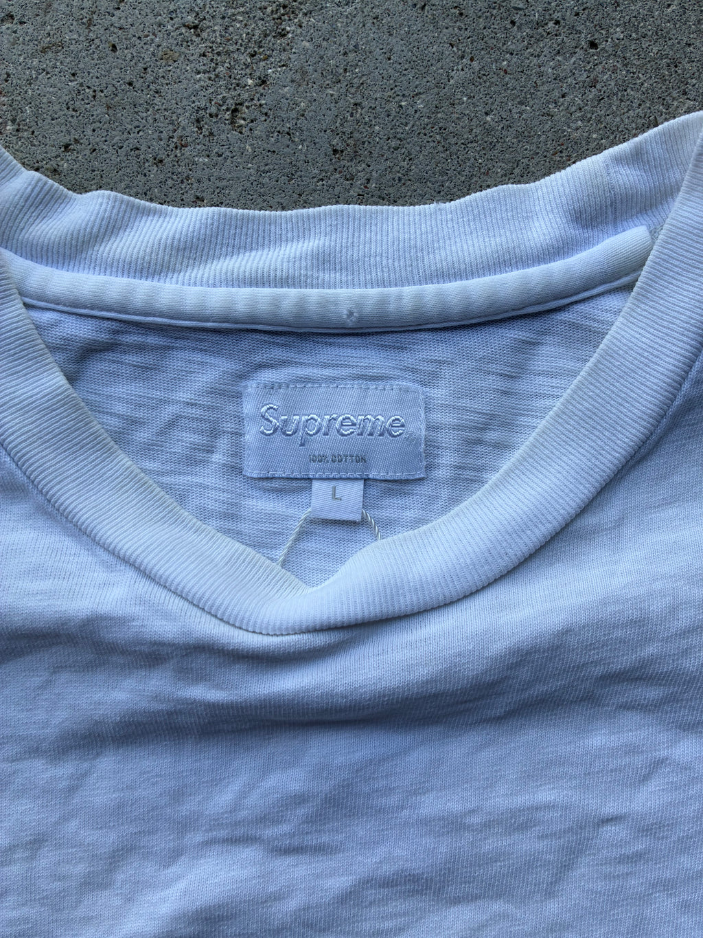 Supreme “COLLEGIATE” Tee (L)