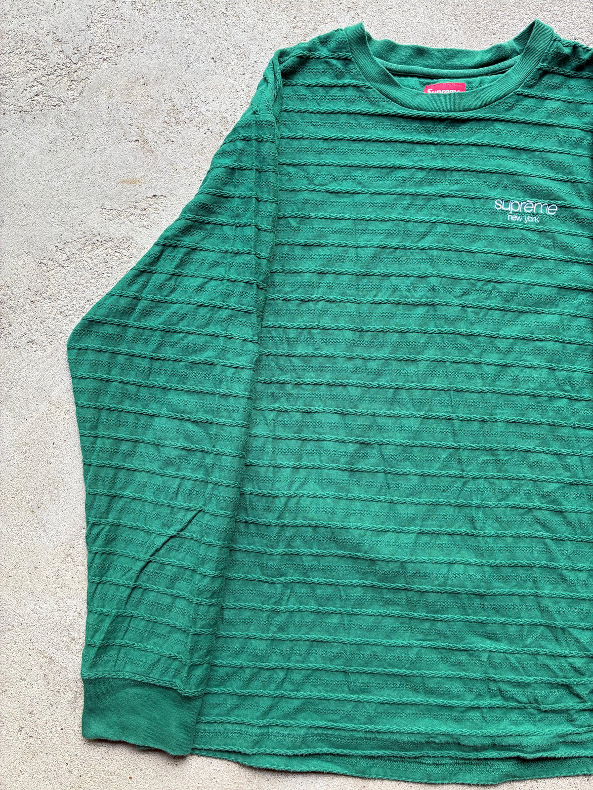 Supreme “RIPPED NEW YORK” Long Sleeve (L)