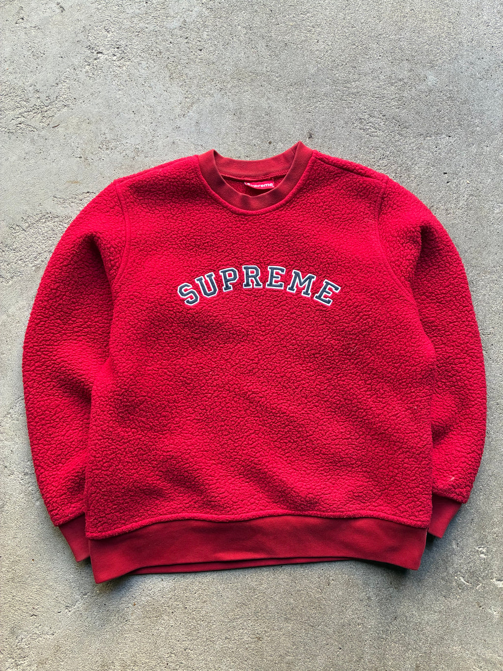 Supreme “POLARTEC DEEP PILE” Crewneck (M)