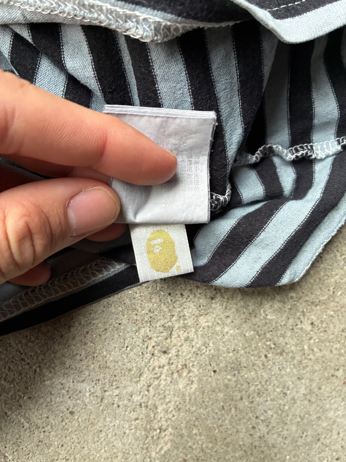 Stribet Bape Long sleeve (L)
