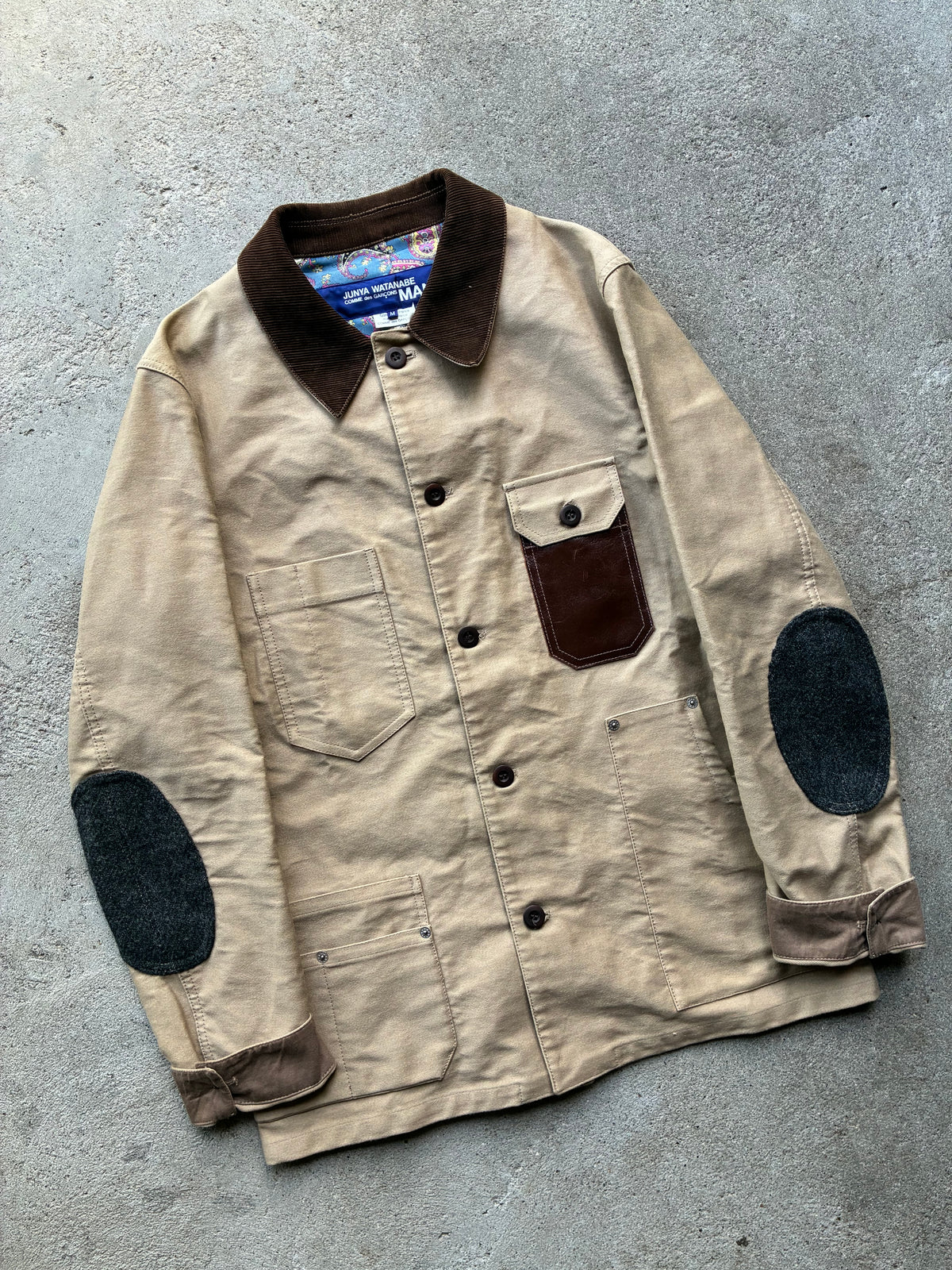 Junya watanabe “PATCH POCKET” Jacket (M)